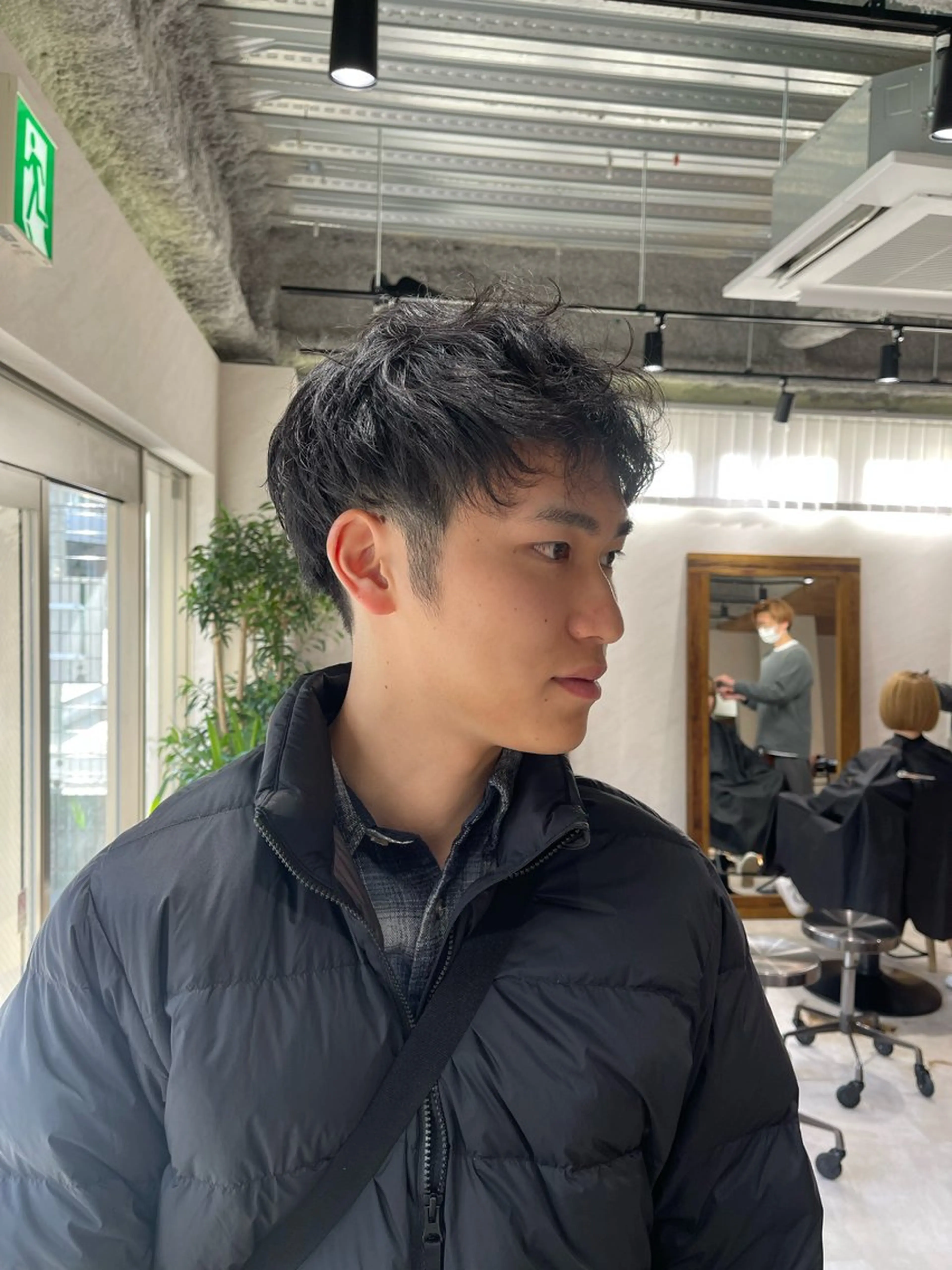 パーマ メンズ メンズパーマ ニュアンスパーマ 🩵ボブ/レイヤー /髪質改善🩵のヘアスタイル