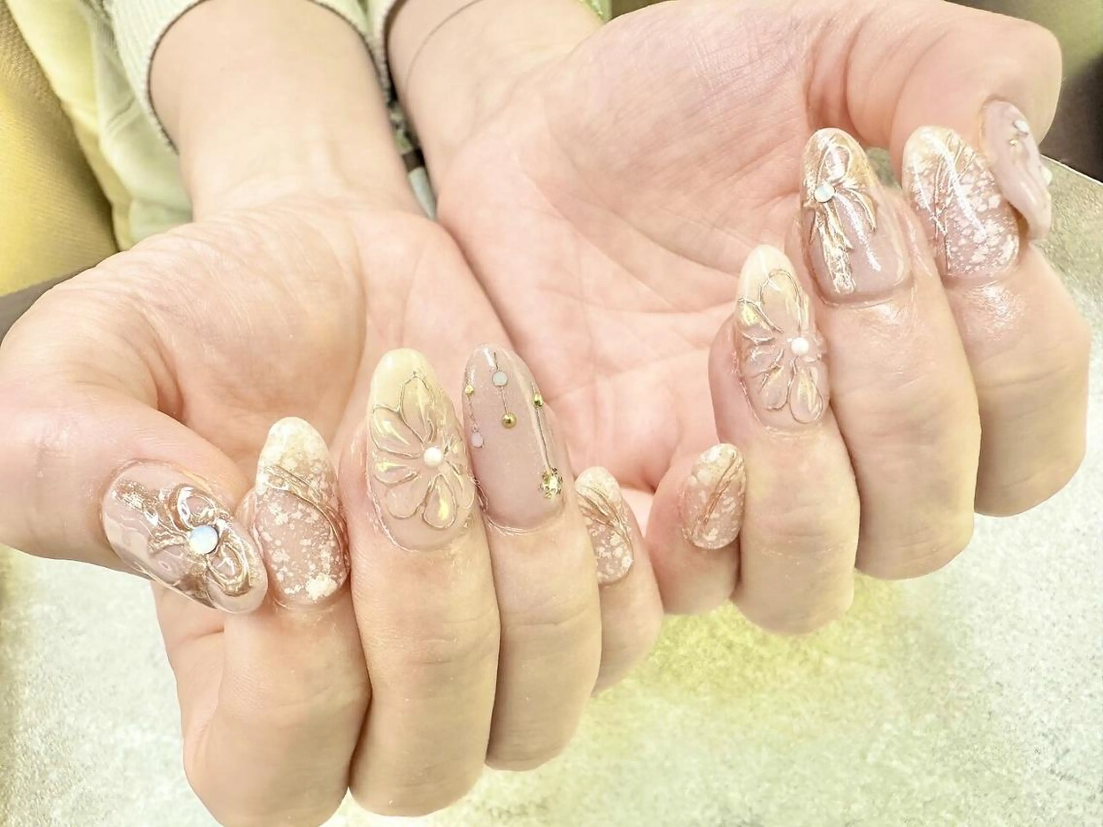 ネイル フットネイル フレンチネイル ジェルネイル ガラスフレンチ グラデーション ハンドネイル ハンドケア FASTNAIL PLUS 新宿店のネイルデザイン