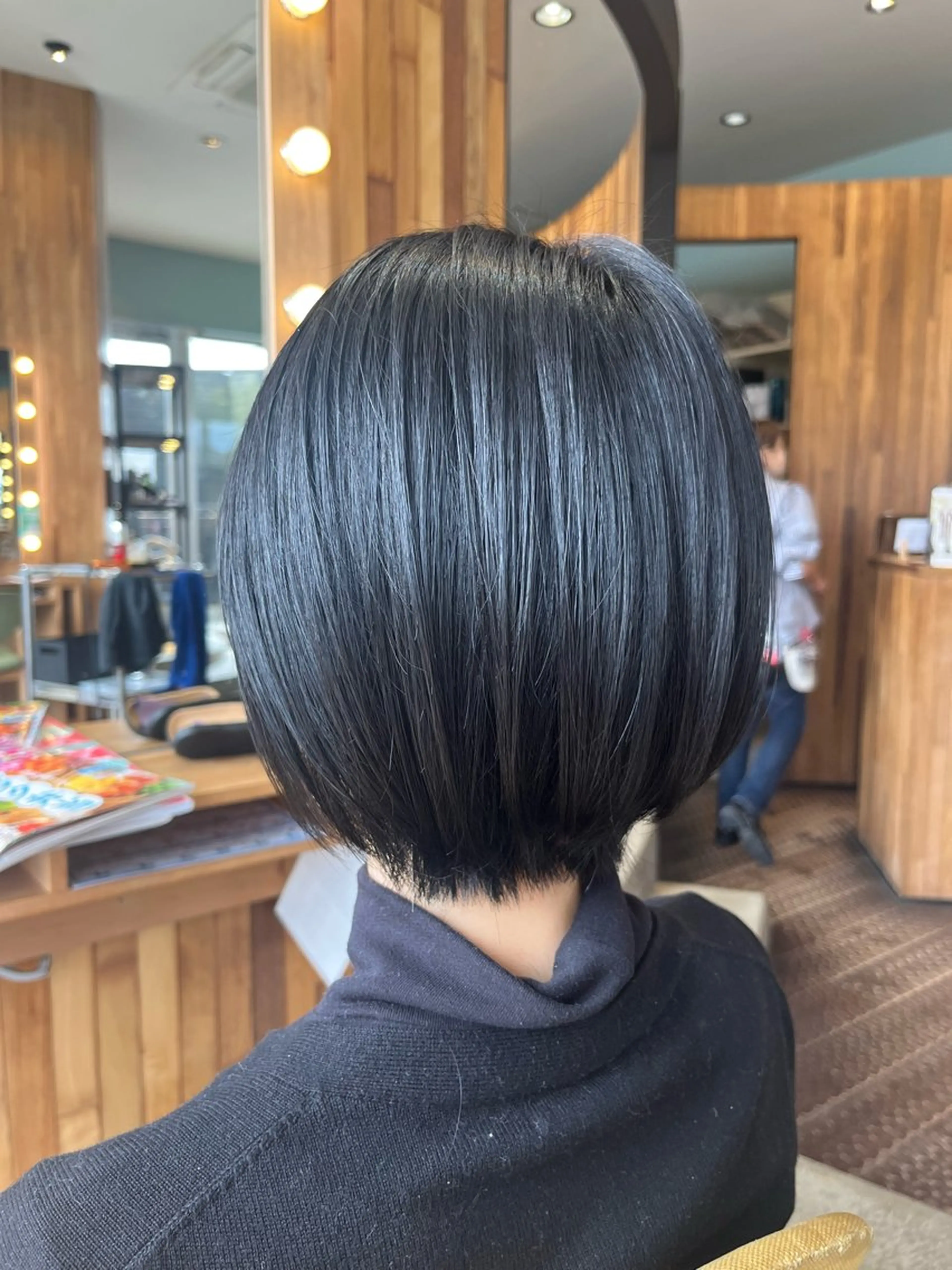 ショート ボブ カット 長南 やよいのヘアスタイル