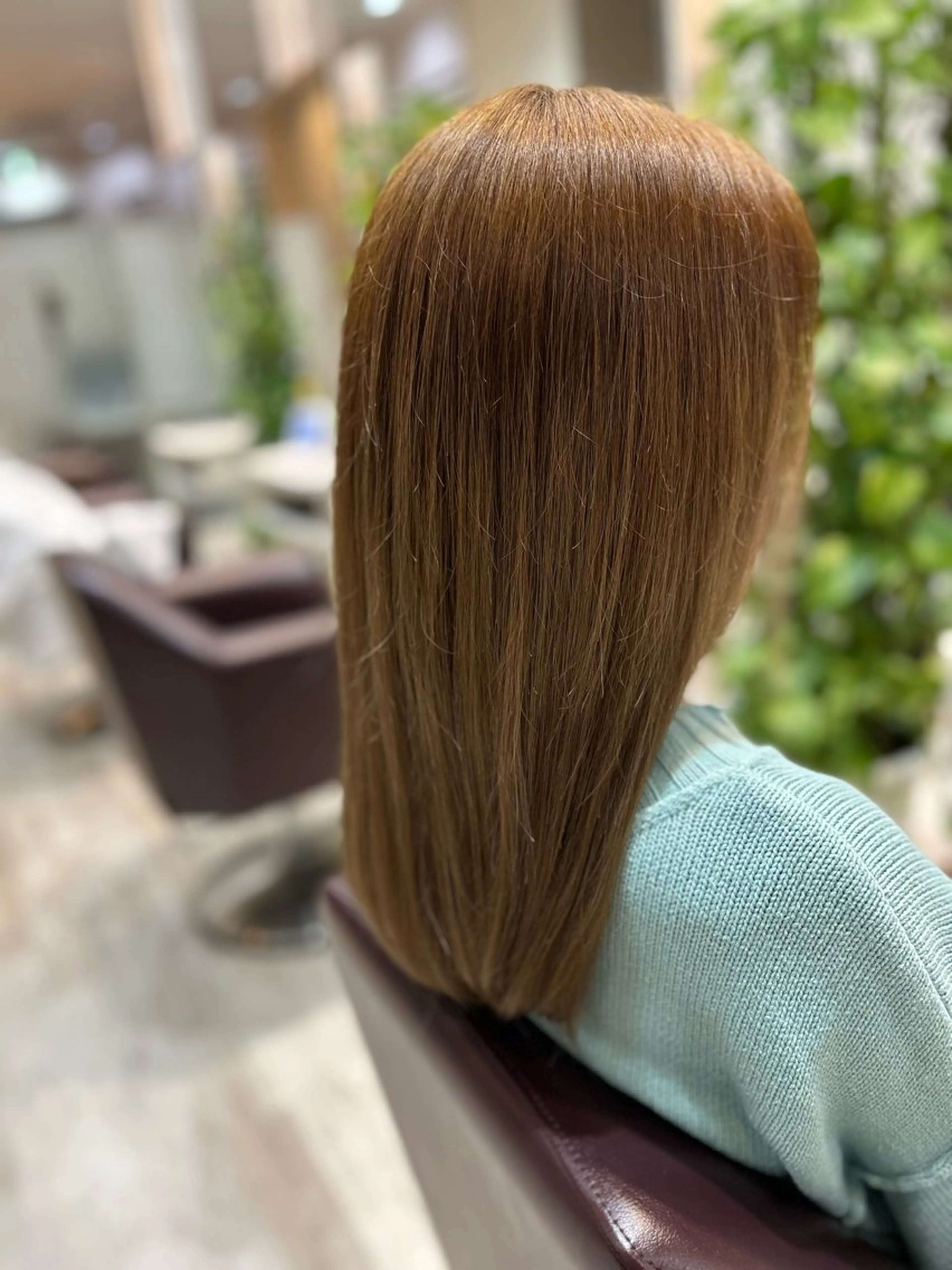 ロング カラー ブリーチ ブリーチなしカラー Breath by first 富谷【ブレス バイ ファースト 富谷】所属・田口 舞衣のヘアスタイル