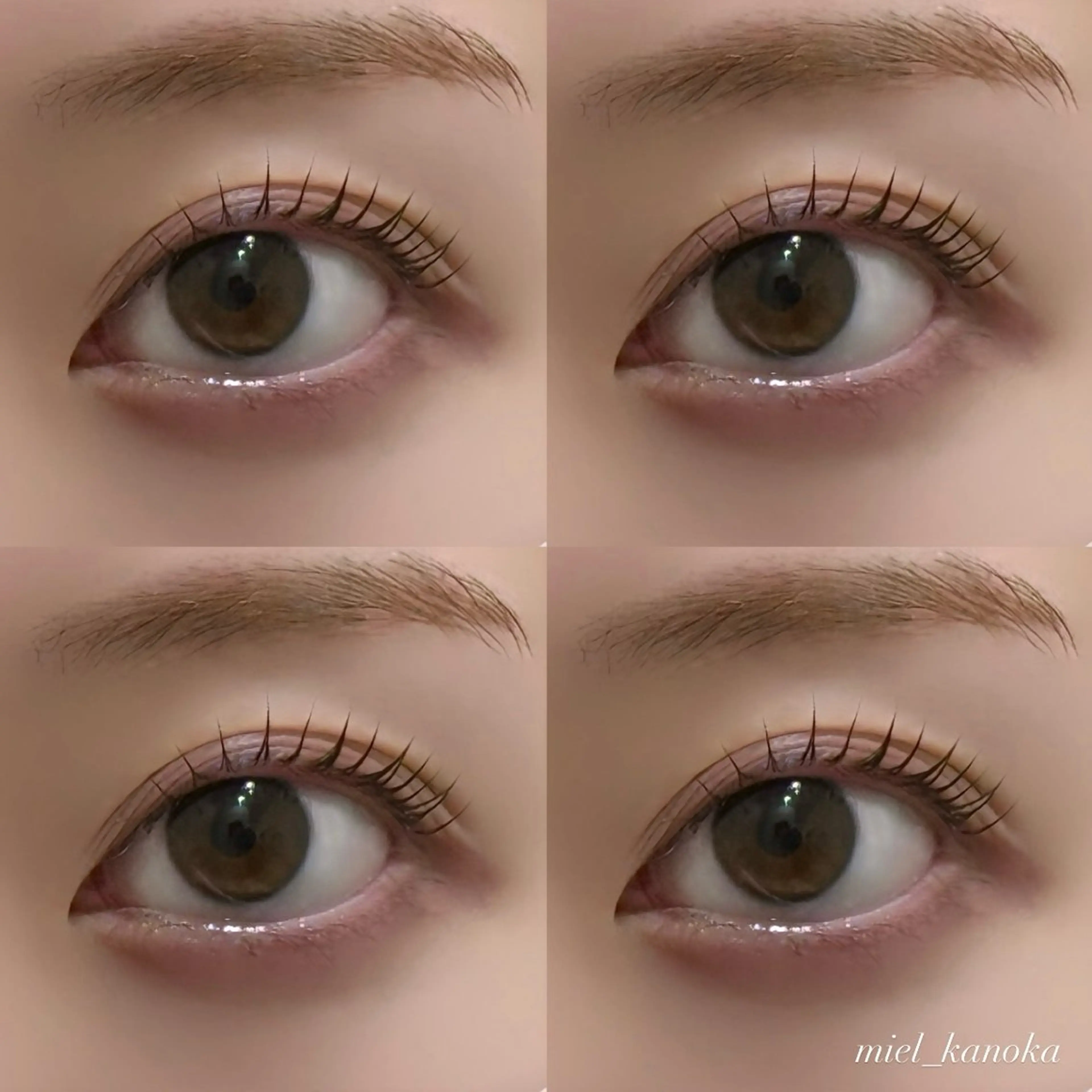 マツエク・マツパ パリジェンヌラッシュリフト ミエル仙台東口駅前店所属・miel カノカのマツエク・マツパデザイン