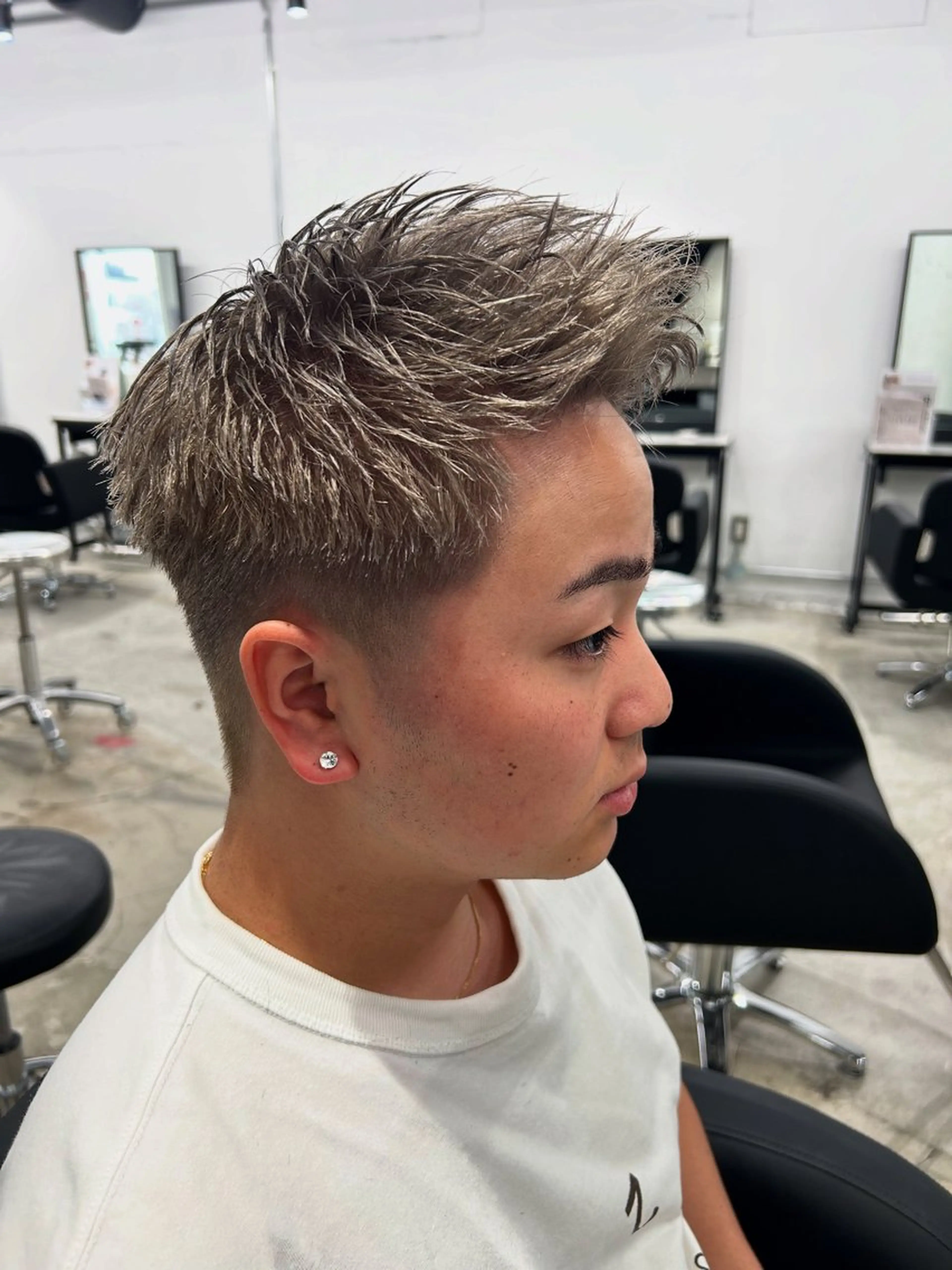 ショート カラー メンズ Pia hair design yakuin所属・【pia】 syuuのヘアスタイル