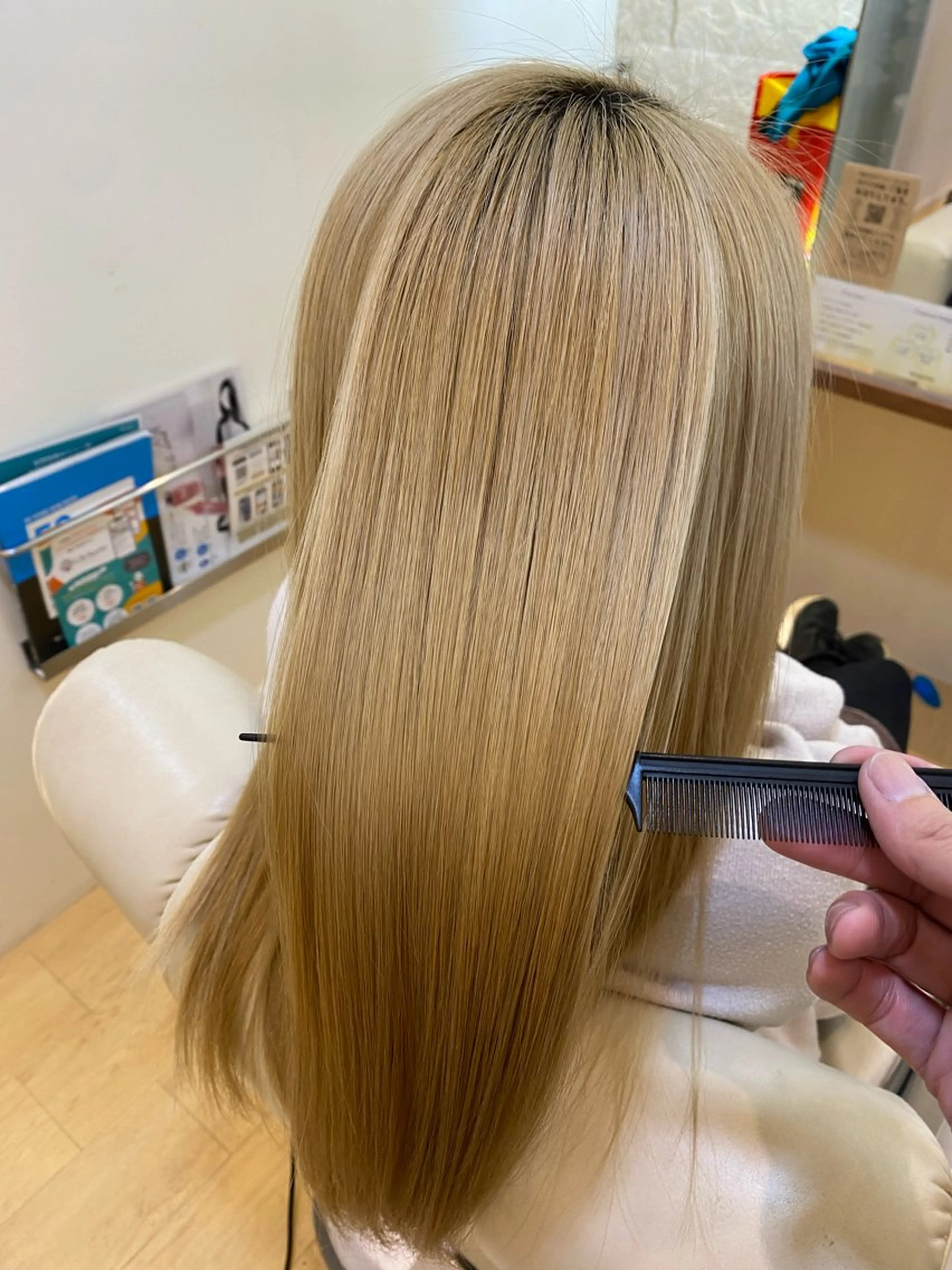 ロング パーマ 髪質改善 縮毛矯正 トリートメント 『髪質改善』服部 隆志のヘアスタイル