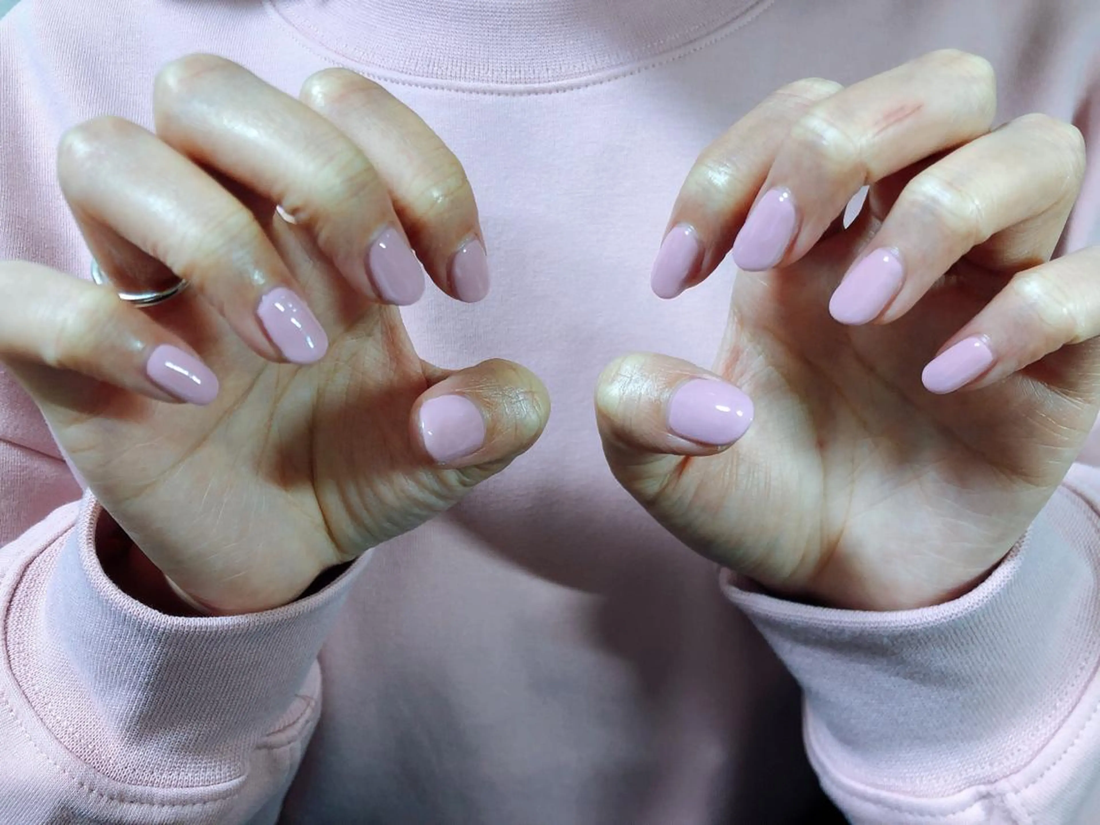 ネイル おそろいネイル ハンドネイル Mogu nail 二子玉川のネイルデザイン