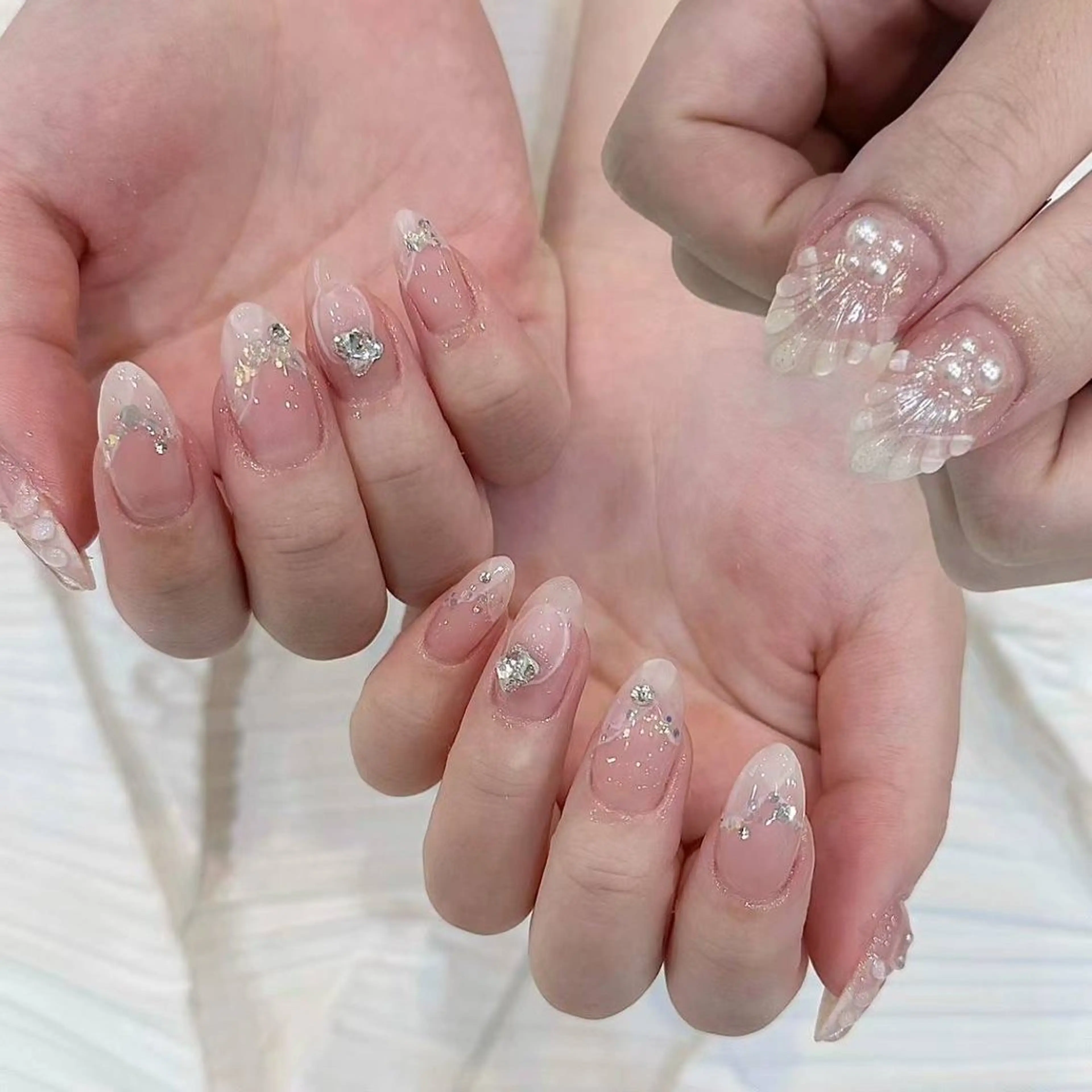 ネイル クリアネイル ニュアンスネイル Babarla Nailのネイルデザイン