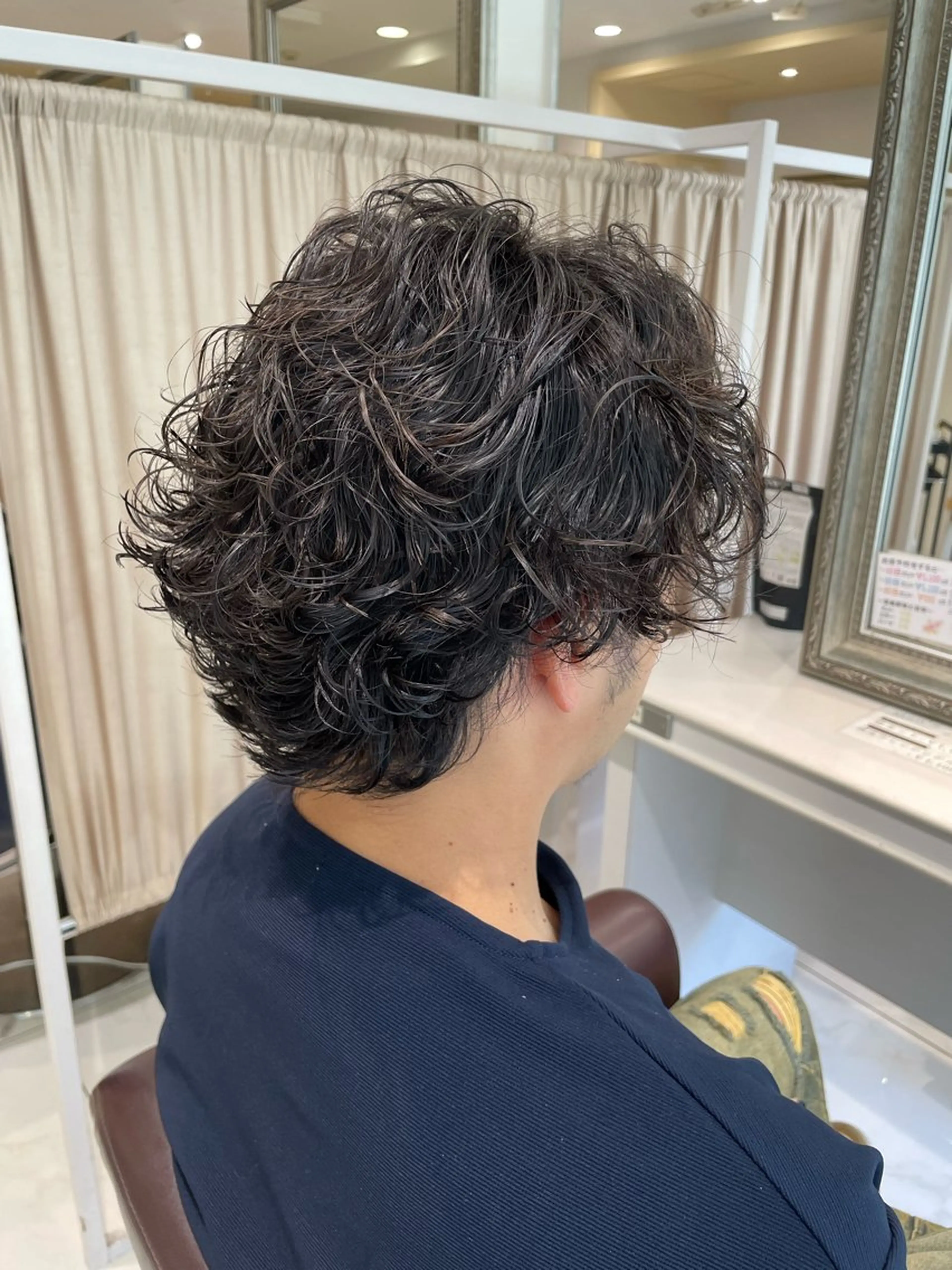 パーマ メンズ 前田 夏実/メンズカットのヘアスタイル