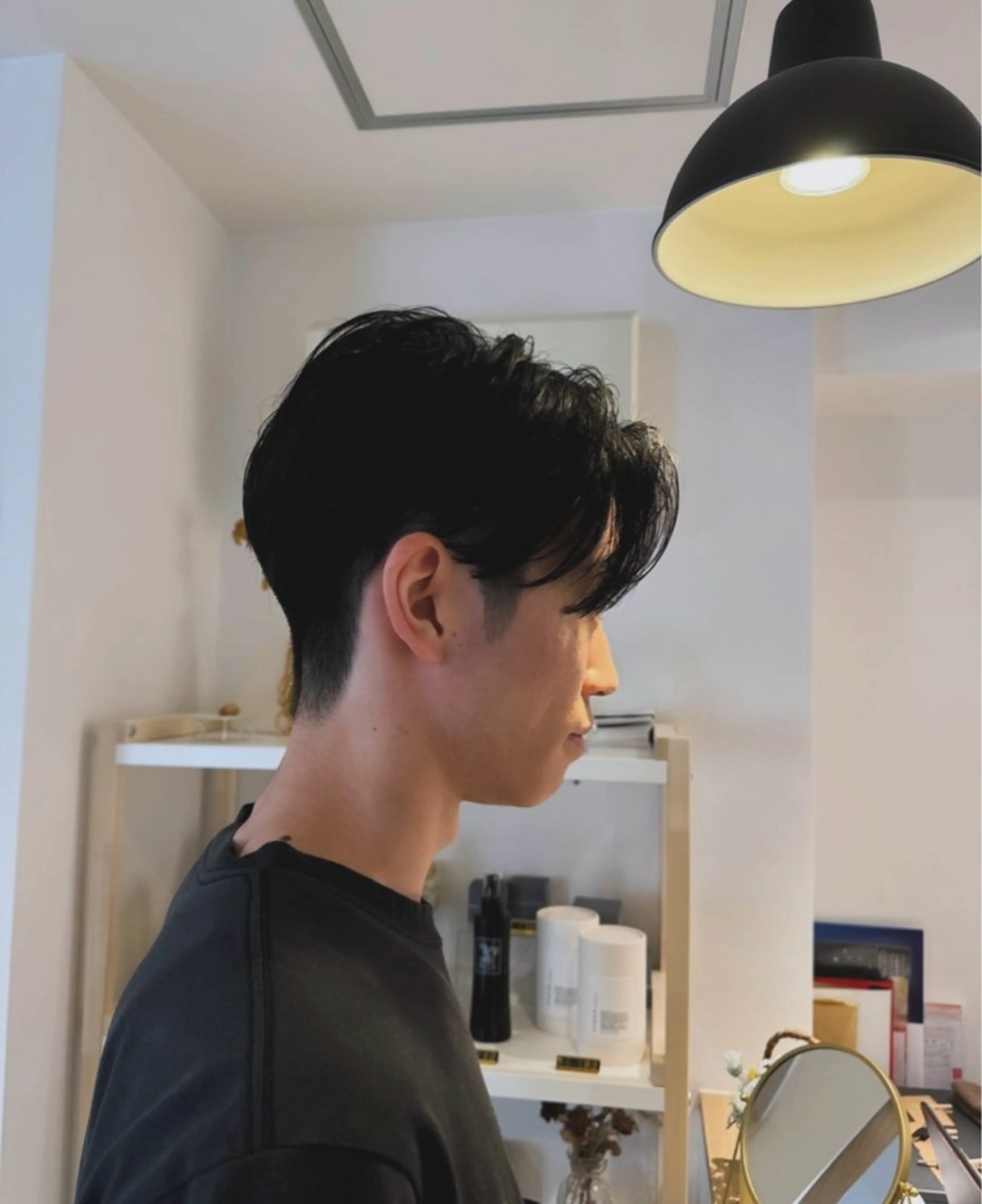 メンズカット＋ダウンパーマの写真