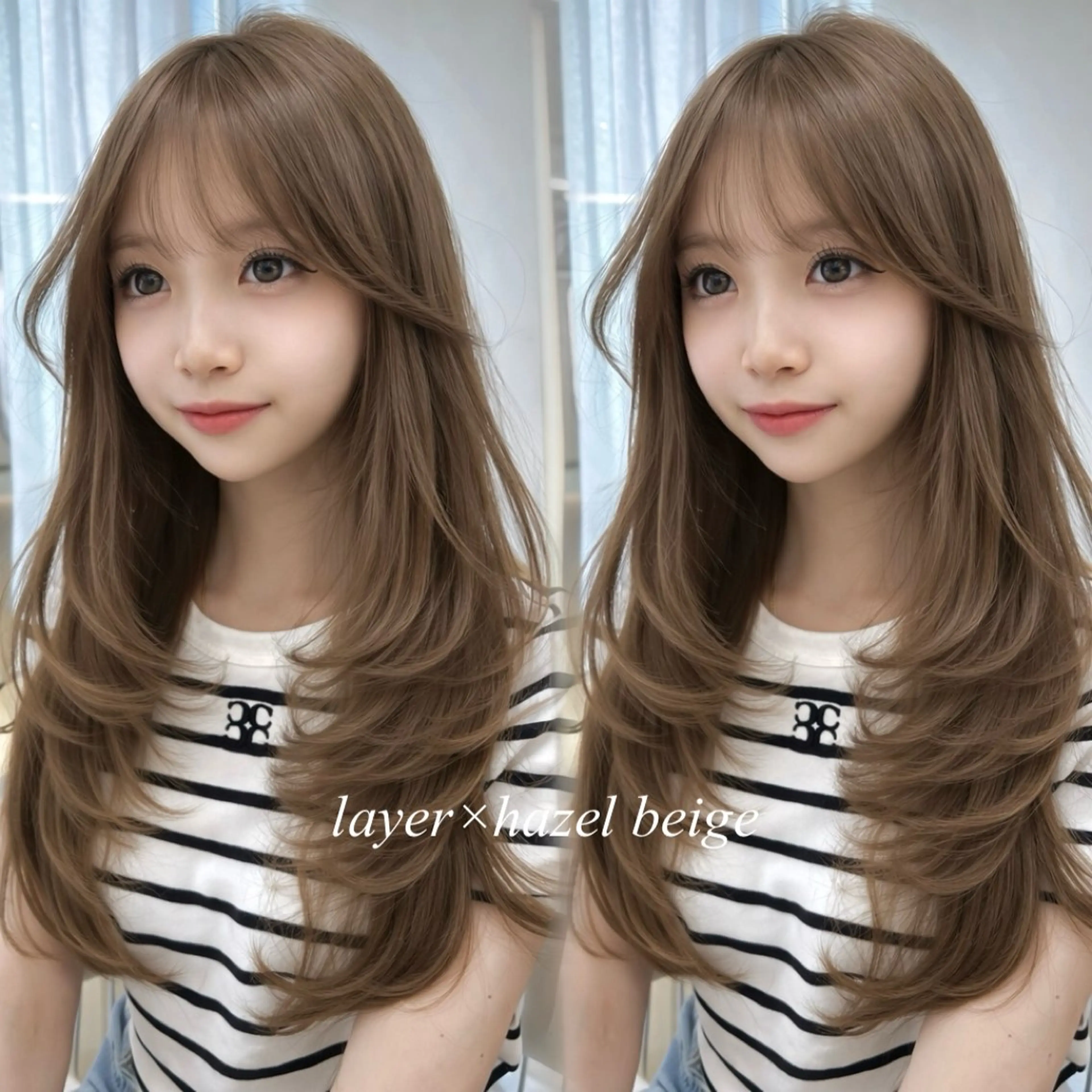 【ミニモ限定】🎀骨格補正◎小顔レイヤーカット+サービス髪質改善トリートメント(3ステップ髪質改善トリートメント付✨)の写真