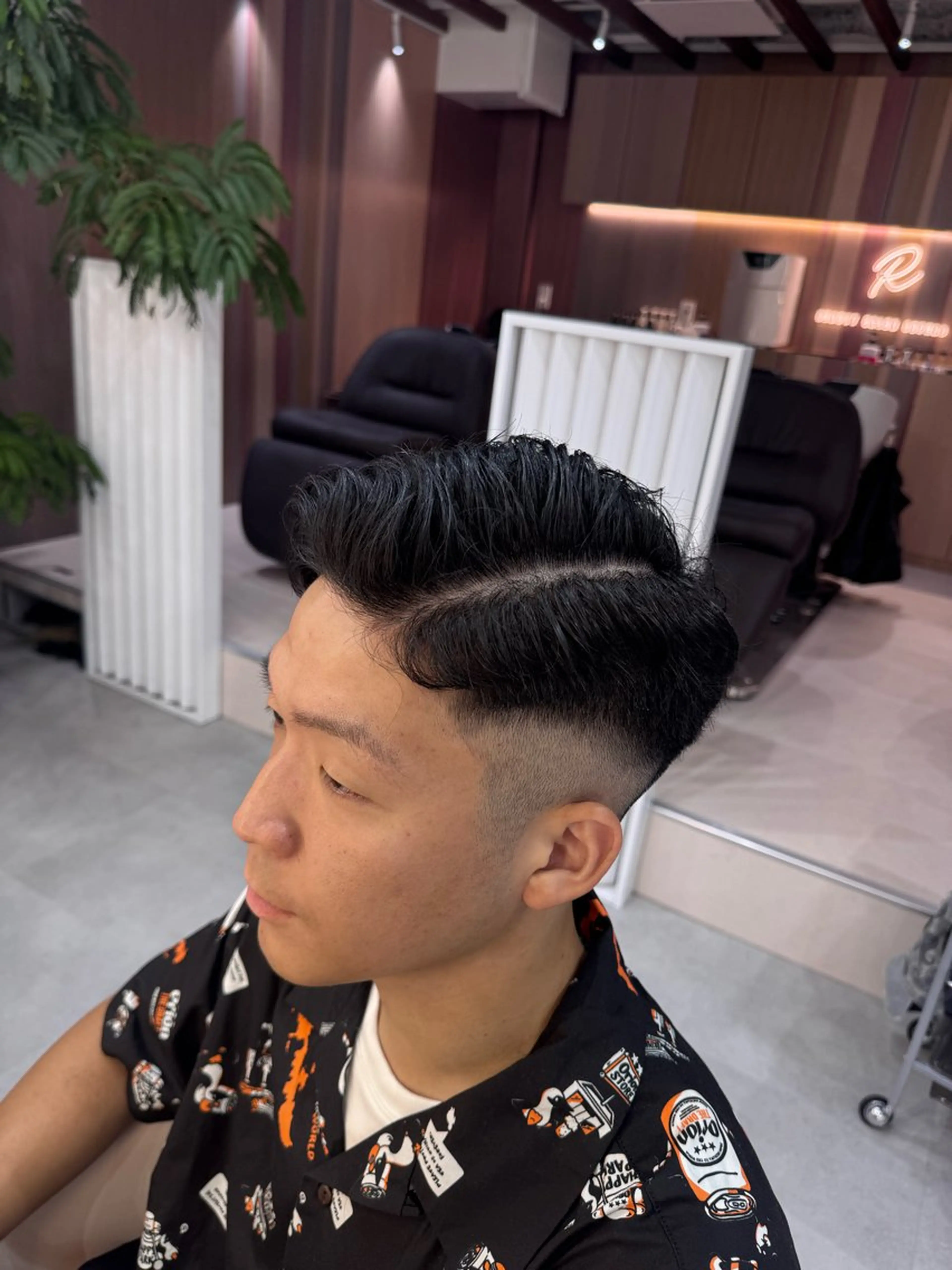 メンズ R/🤎 パーマ＆ブリーチ🔥のヘアスタイル