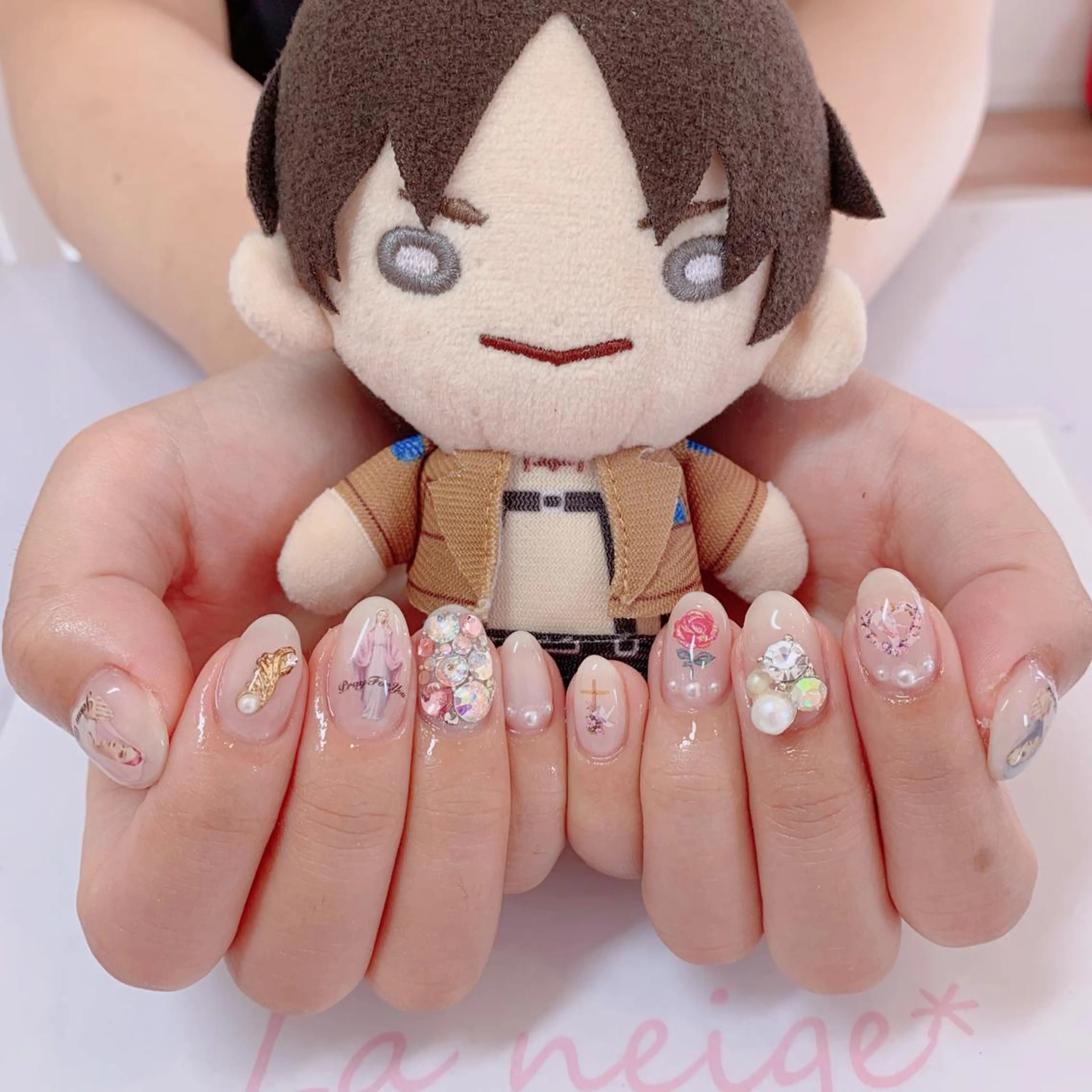 ネイル 持ち込み La neige* yuki 🥯🍑のネイルデザイン