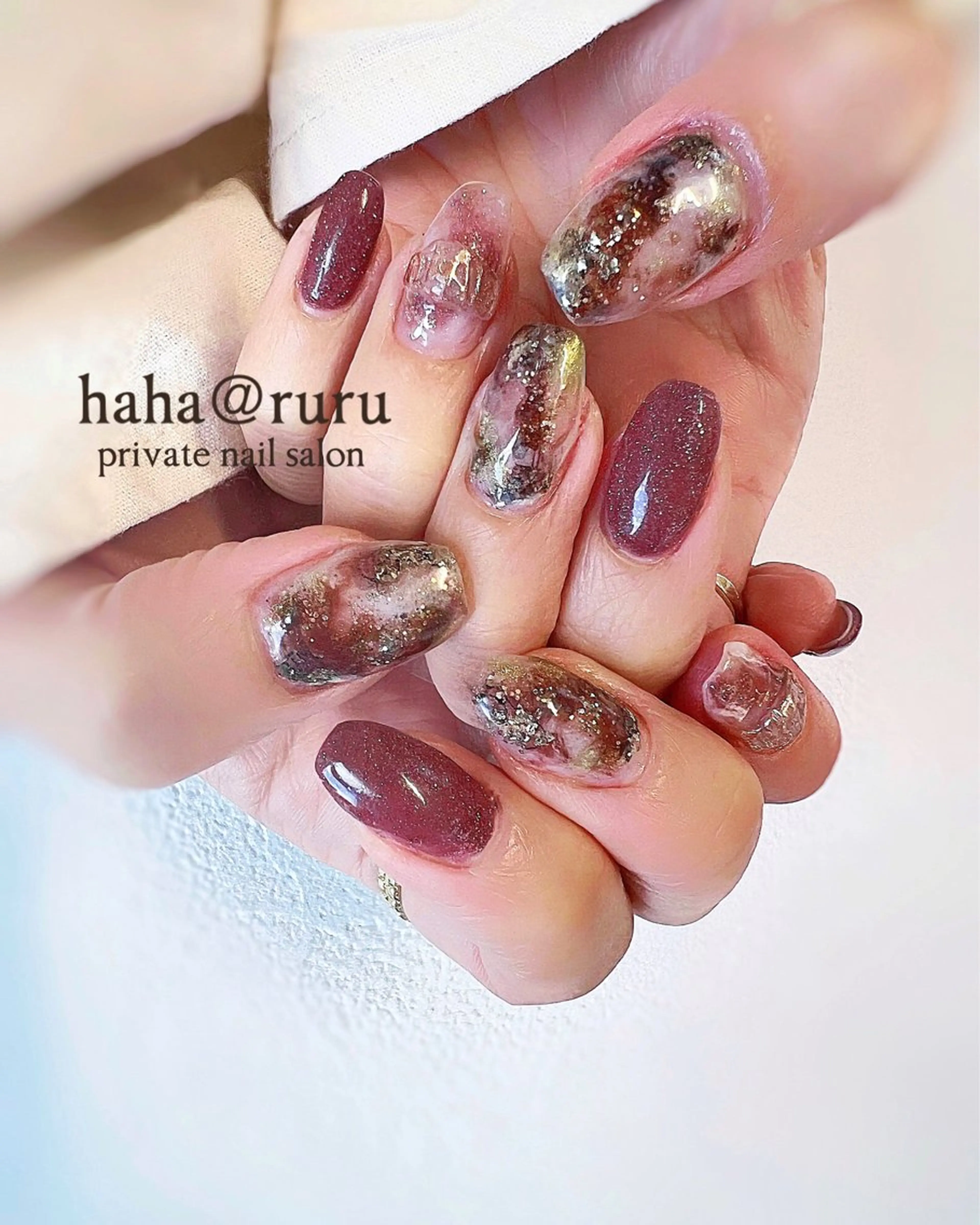ネイル haha@ ruruのネイルデザイン