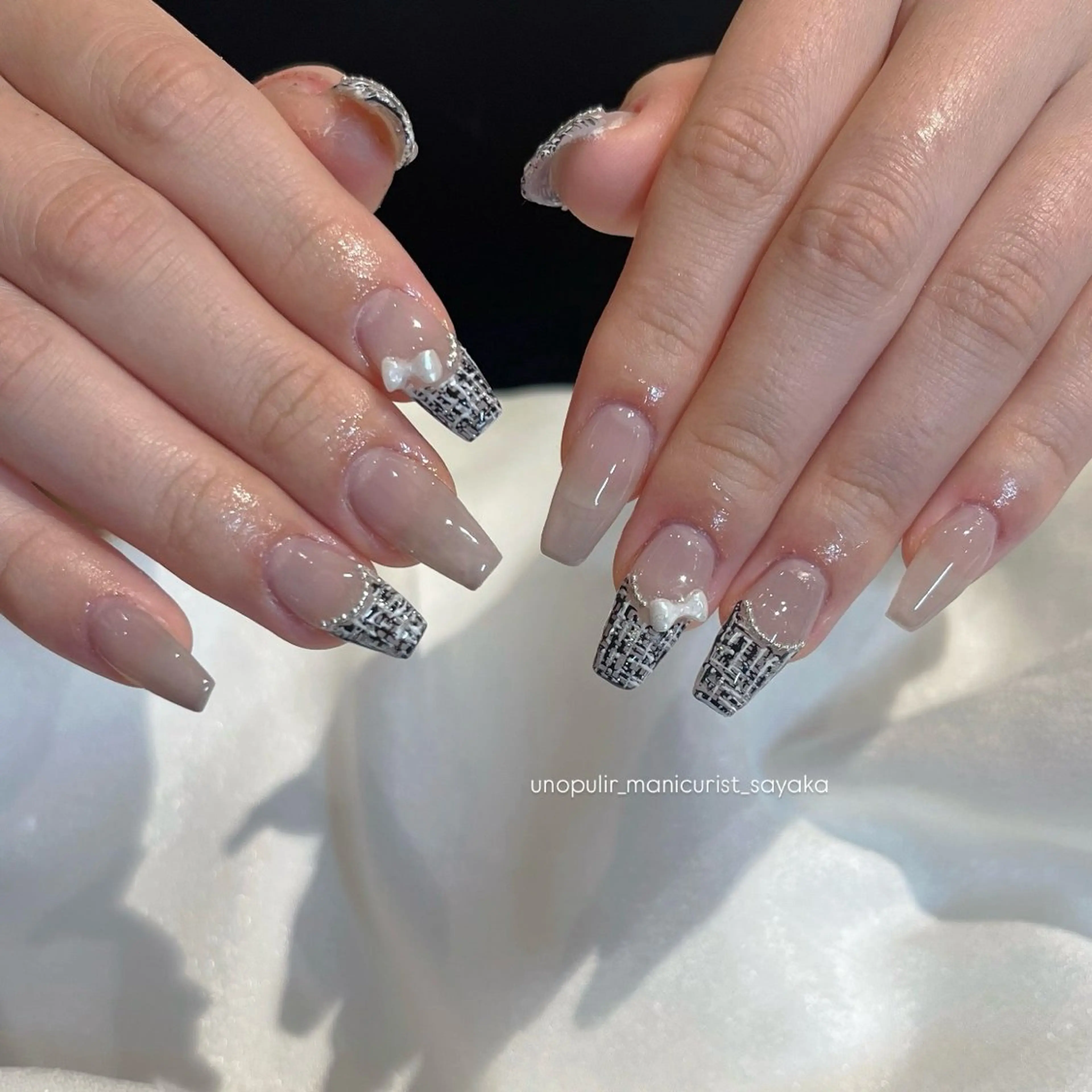 ネイル ハンドネイル unopulir Sayakaのネイルデザイン