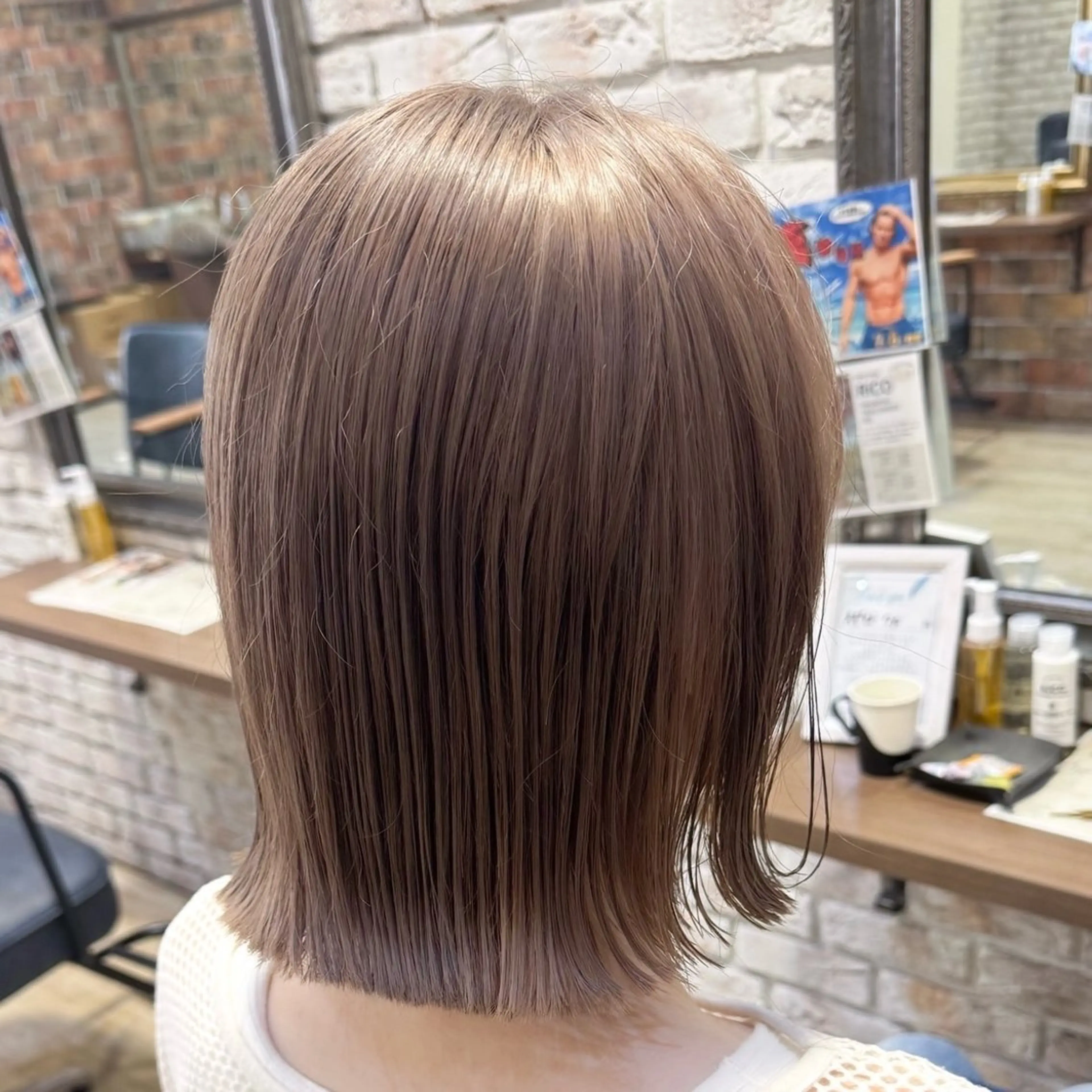 ミディアム カラー 髪質改善/縮毛矯正 💜COCORO💜のヘアスタイル