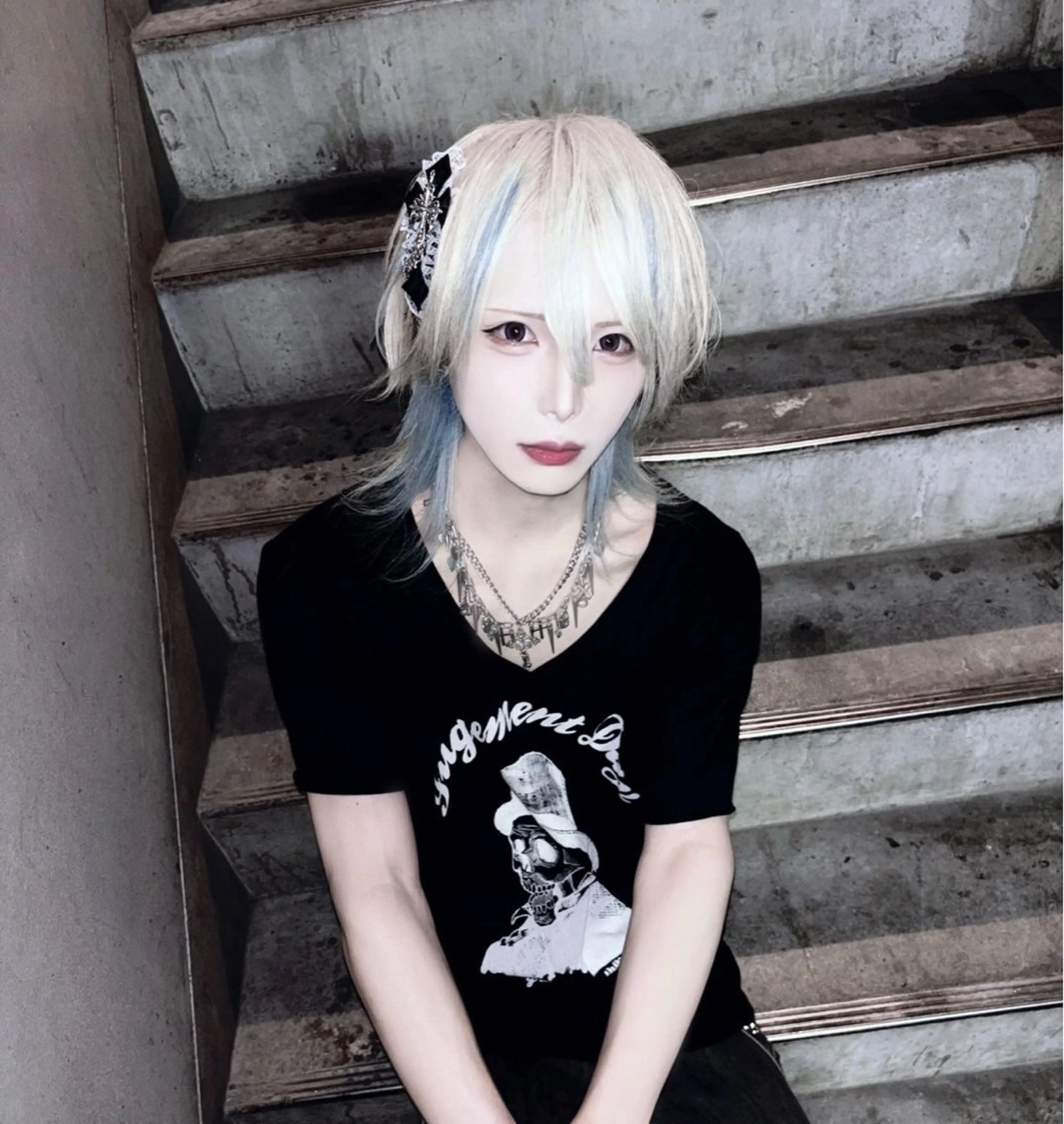 ショート カラー メンズ ヘアカラー ハイトーン/ピンク カラー/めい🎀のヘアスタイル