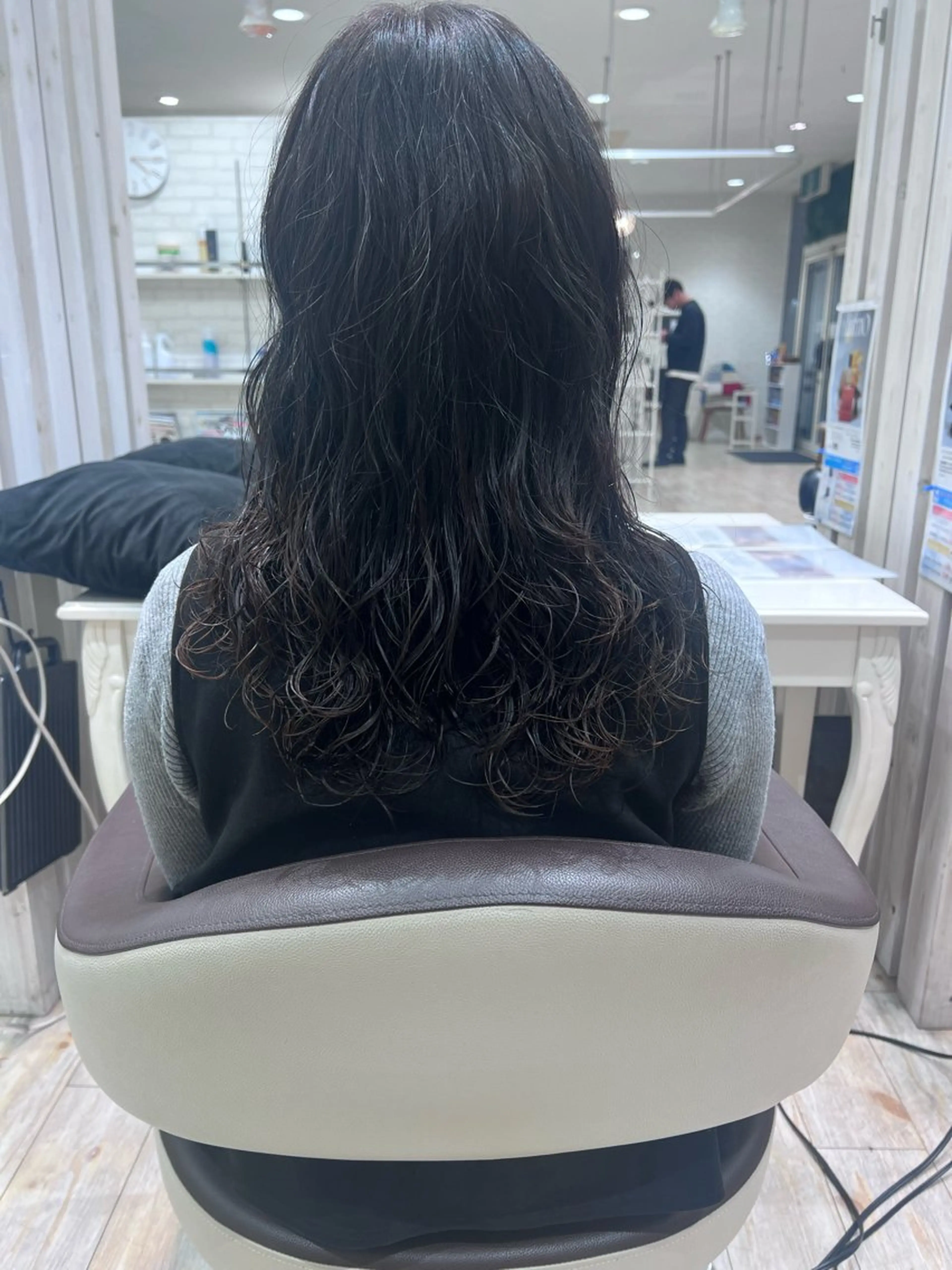 ロング カット パーマ 縮毛矯正 ☘️Garden 石栗一樹☘️のヘアスタイル