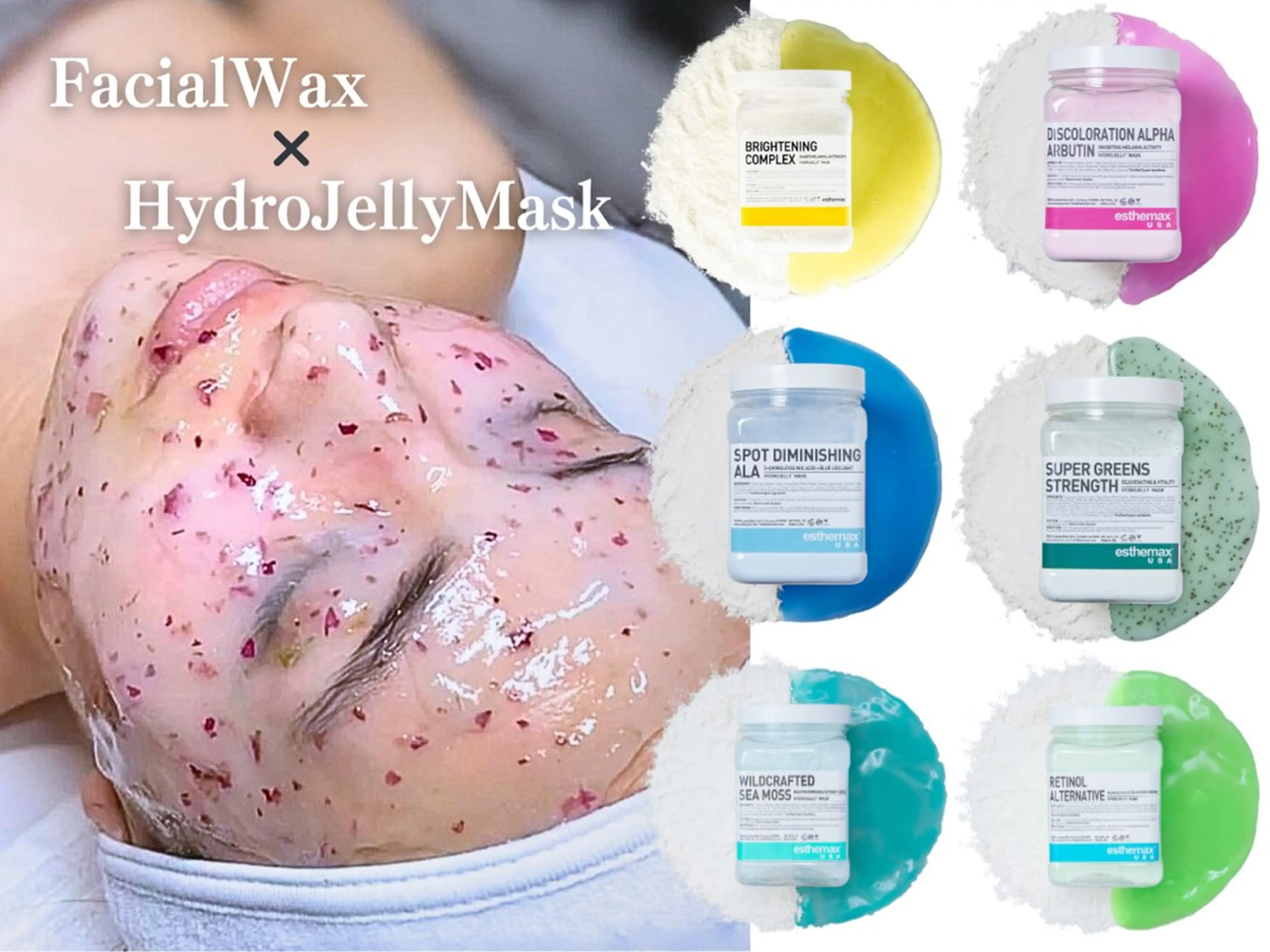 【人気No.1】 全顔フェイスワックス＋ハイドロジェリーマスクの写真