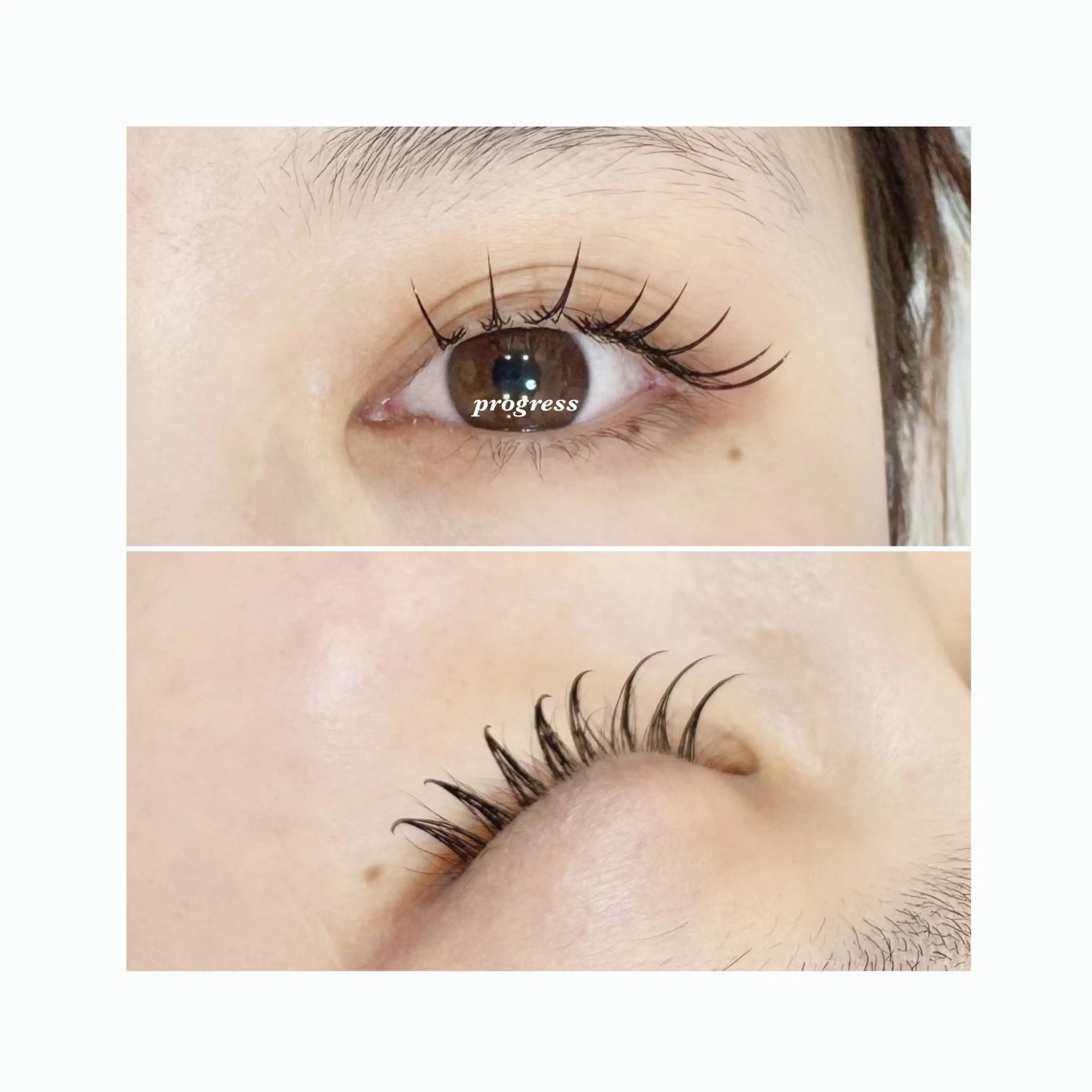 マツエク・マツパ 束感まつ毛 フラットラッシュ マツエク progress つくばのマツエク・マツパデザイン