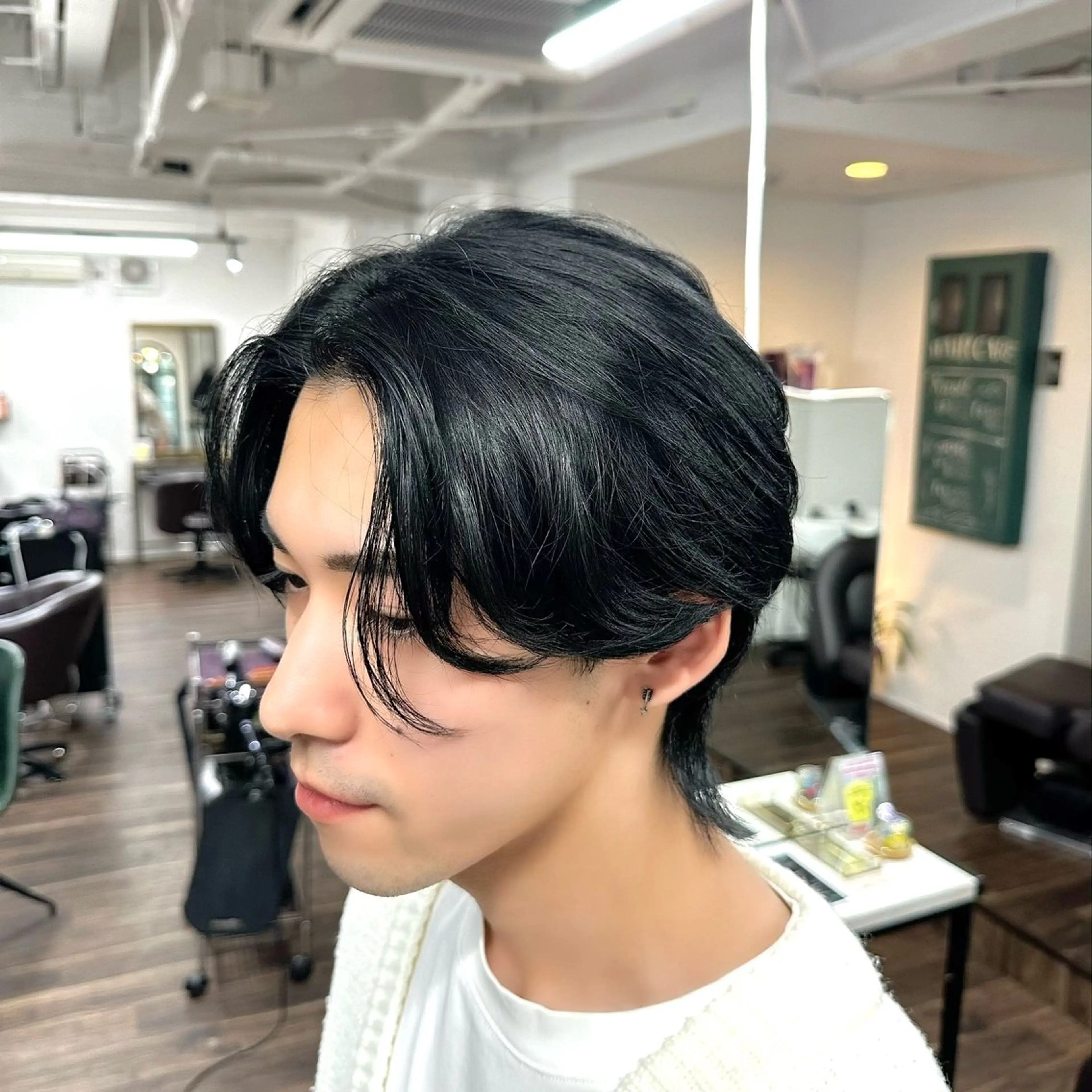 カラー メンズ メンズ韓国風 透明感カラー ヘアカラー 透明感カラー/外苑前 /MIRAI🇰🇷のヘアスタイル