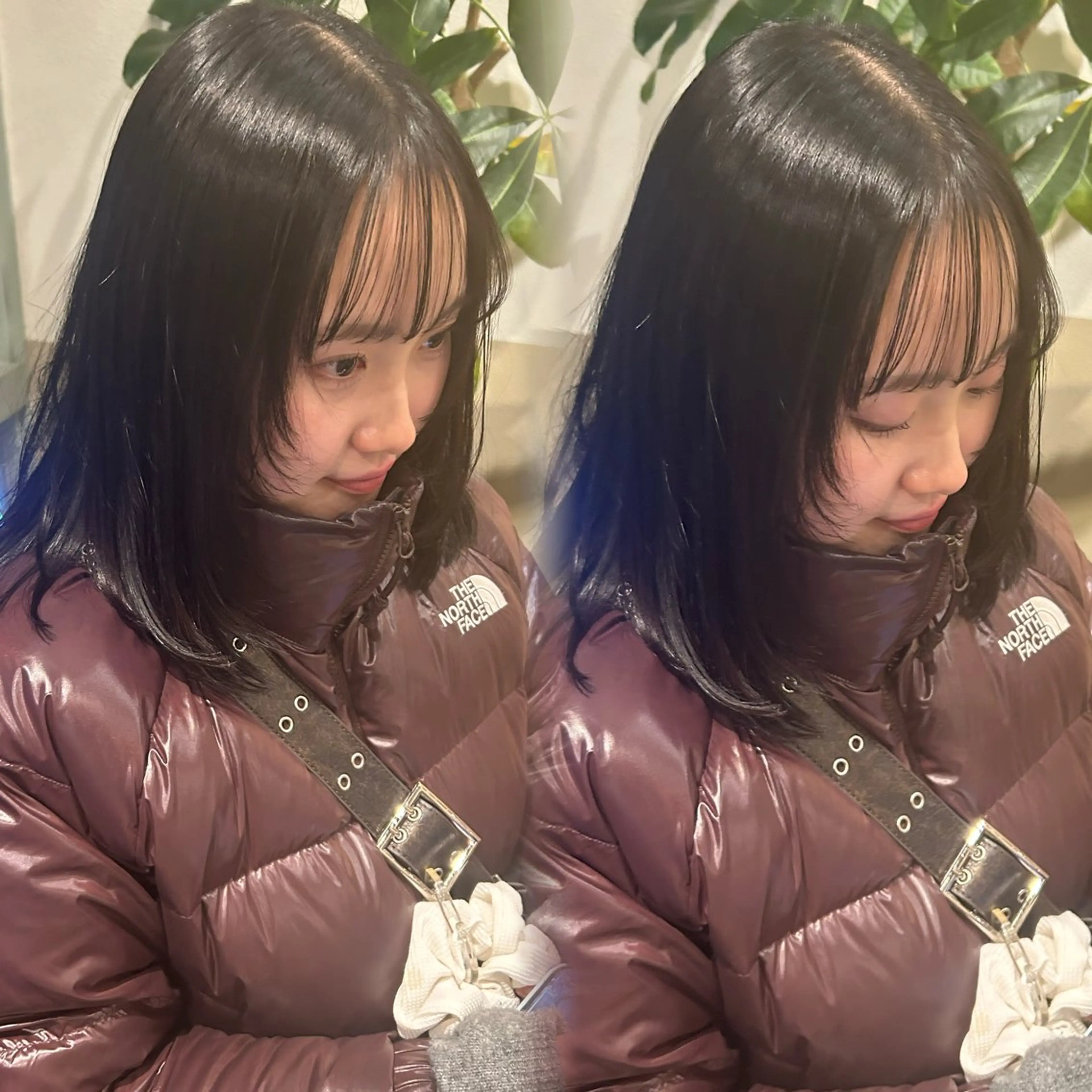 ミディアム カット トリートメント レイヤー/髪質改善/ ボブ/井上　陽のヘアスタイル