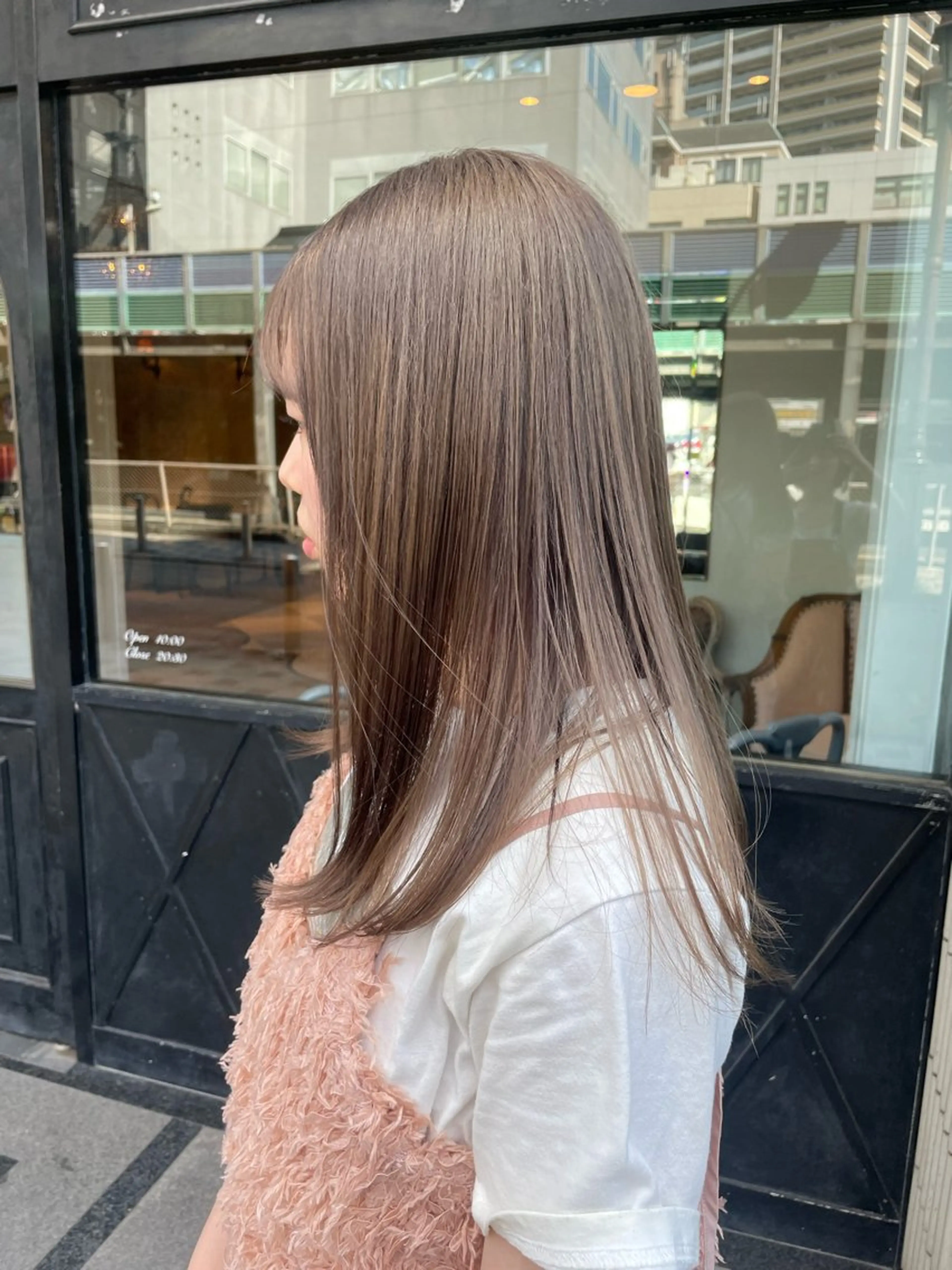 ロング カラー ヘアカラー 無料ショートカット 募集中anzu📛のヘアスタイル