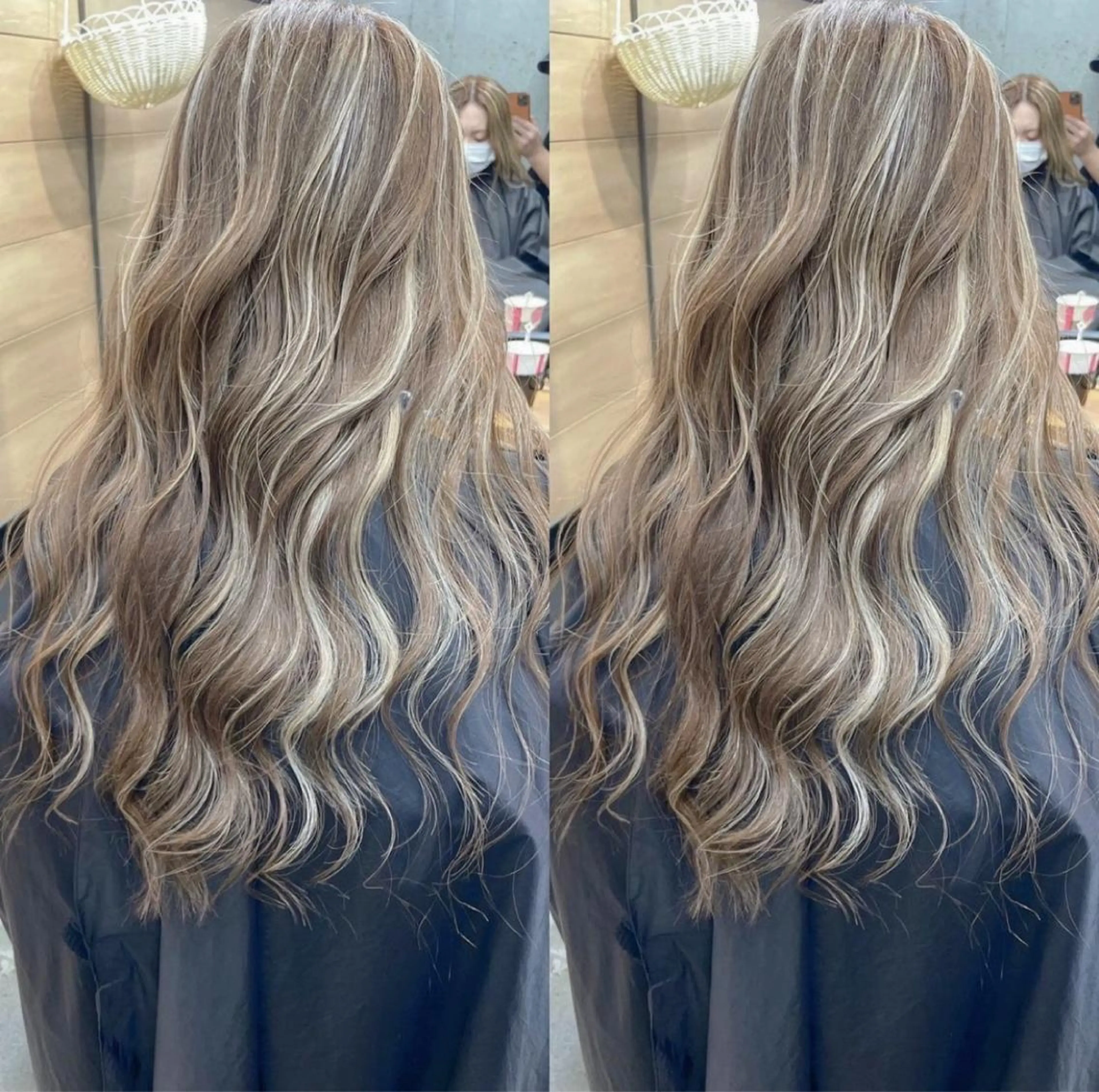 ロング ヘアカラー 美髪/ハイライト 指名No.1KAIのヘアスタイル