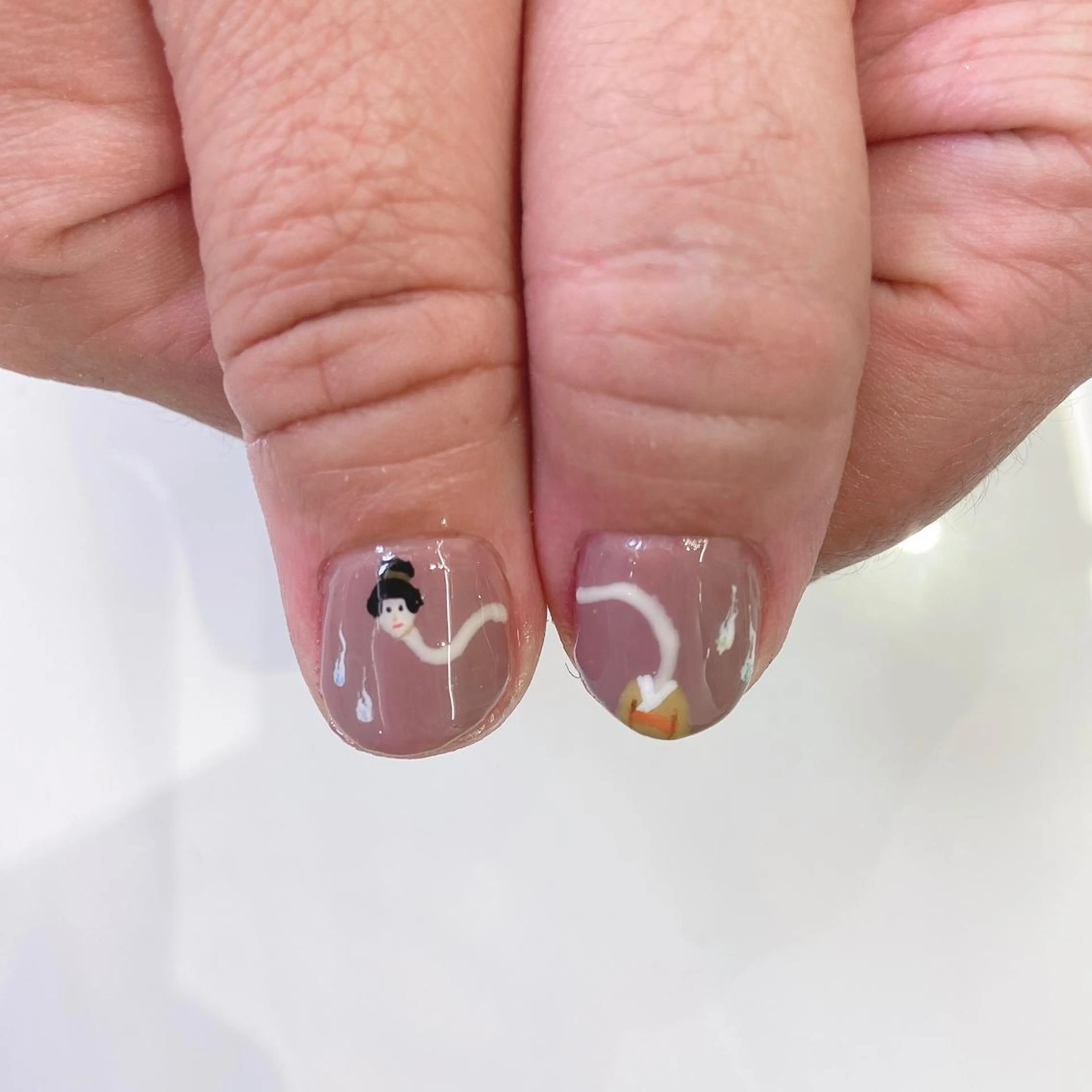 ネイル 韓国風✨髪質改善✨ 縮毛矯正✨松浦知奈美のヘアスタイル