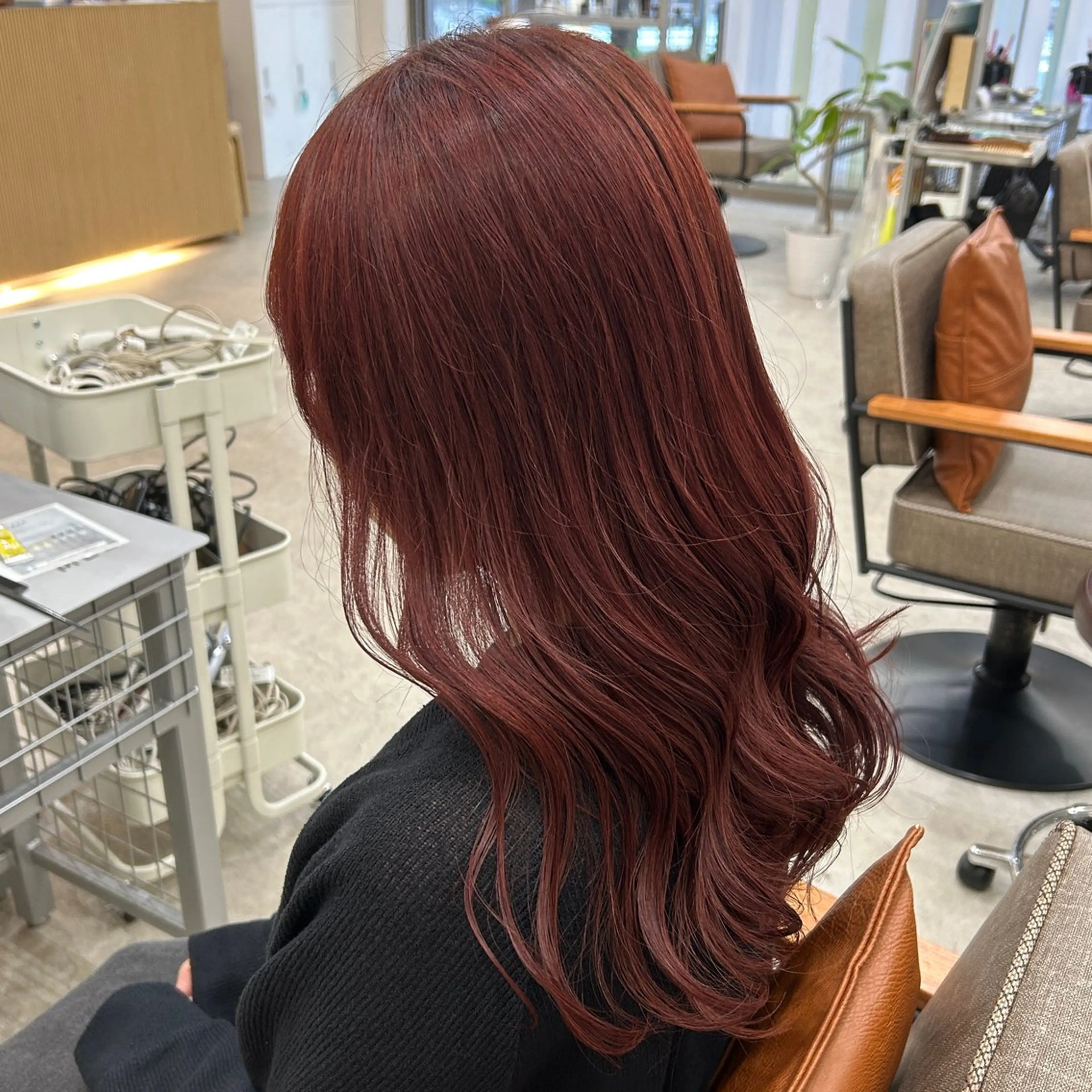 イルミナライトニングブースター使用！ブリーチなしWcolor💖+カット+トリートメントの写真