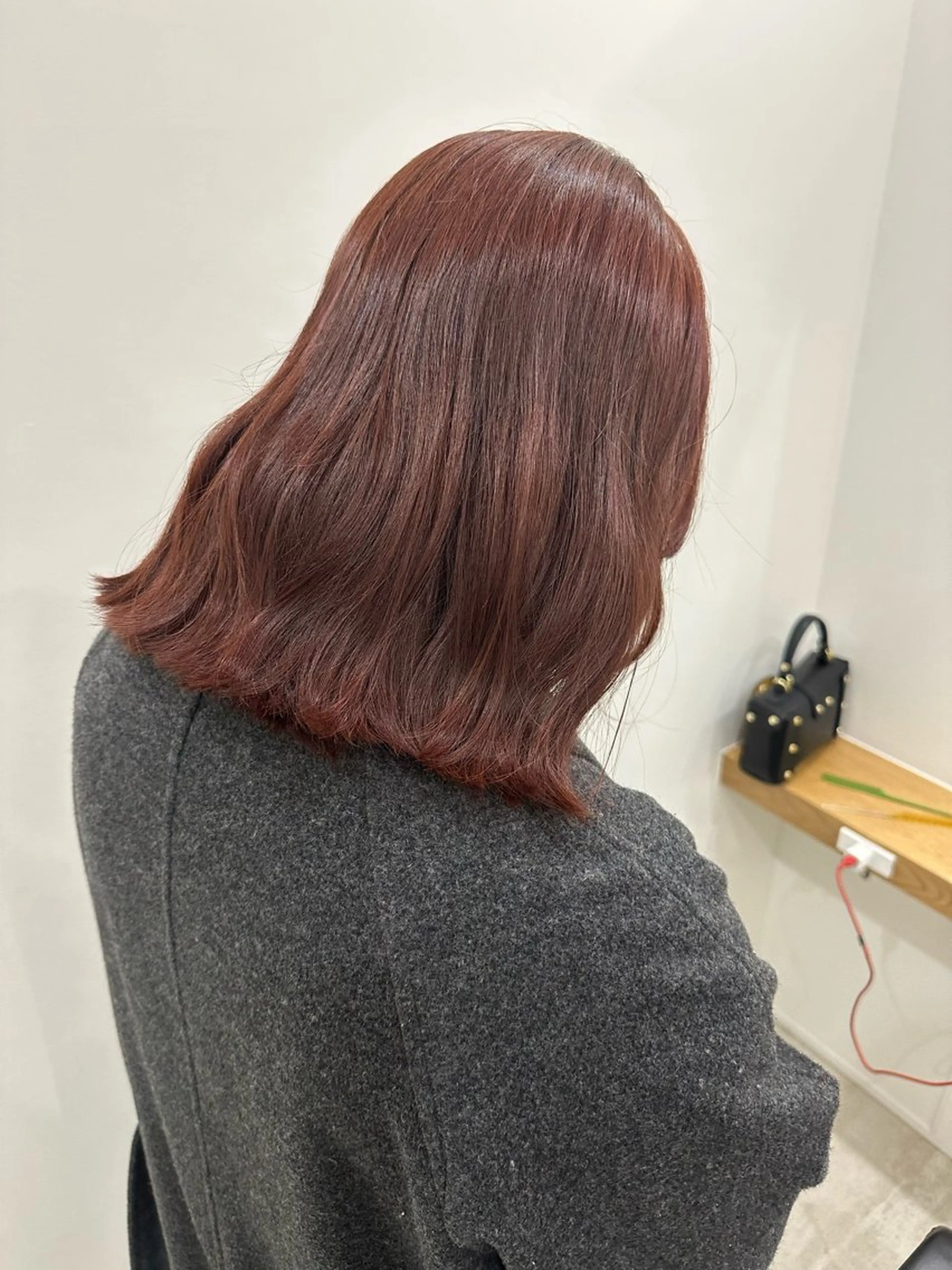 ミディアム カラー ヘアカラー トリートメント ヘアセット/艶カラー 💐nao.のヘアスタイル