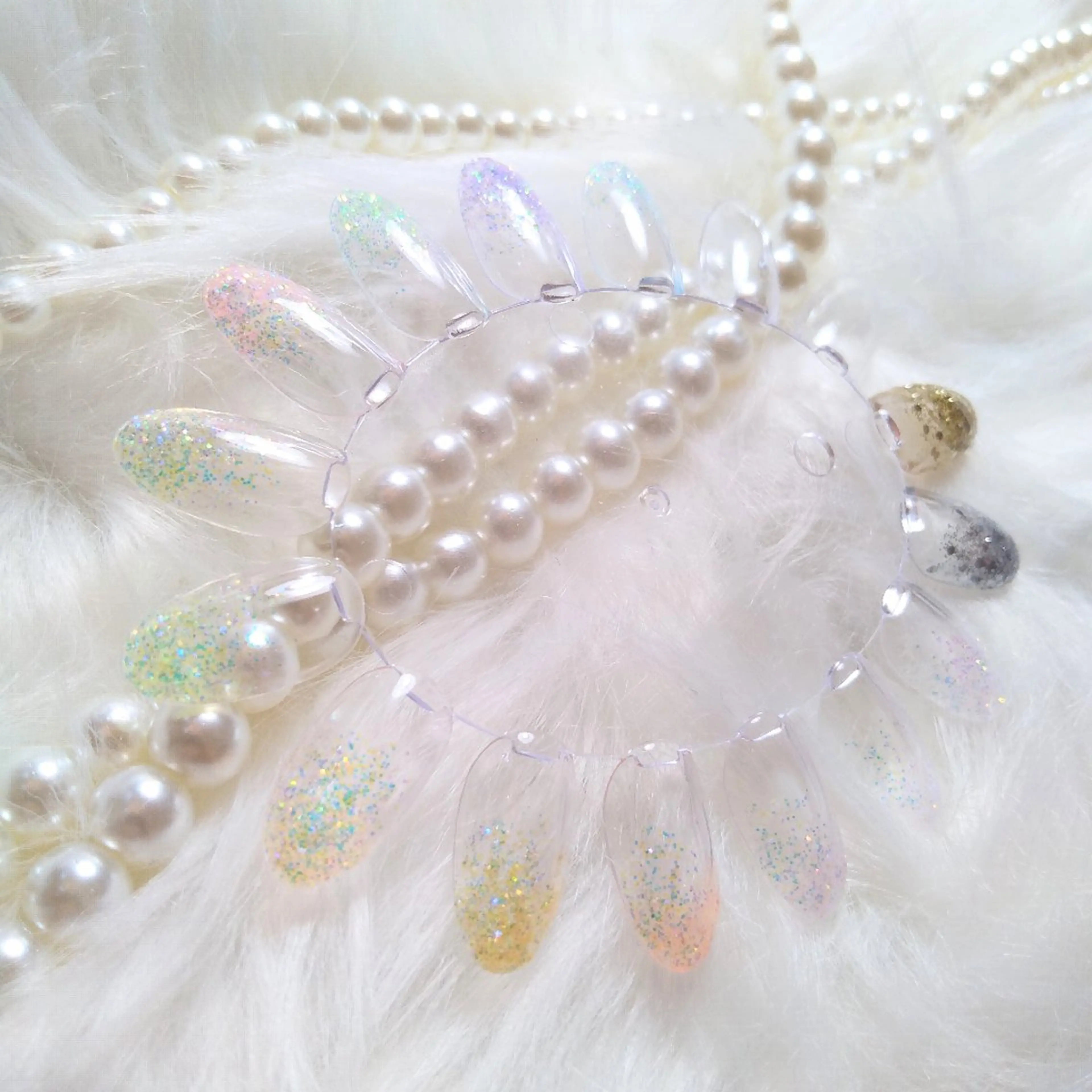 ネイル グラデーション ラメ(グリッター) ラメグラデーション ハンドネイル たかなし かなのネイルデザイン