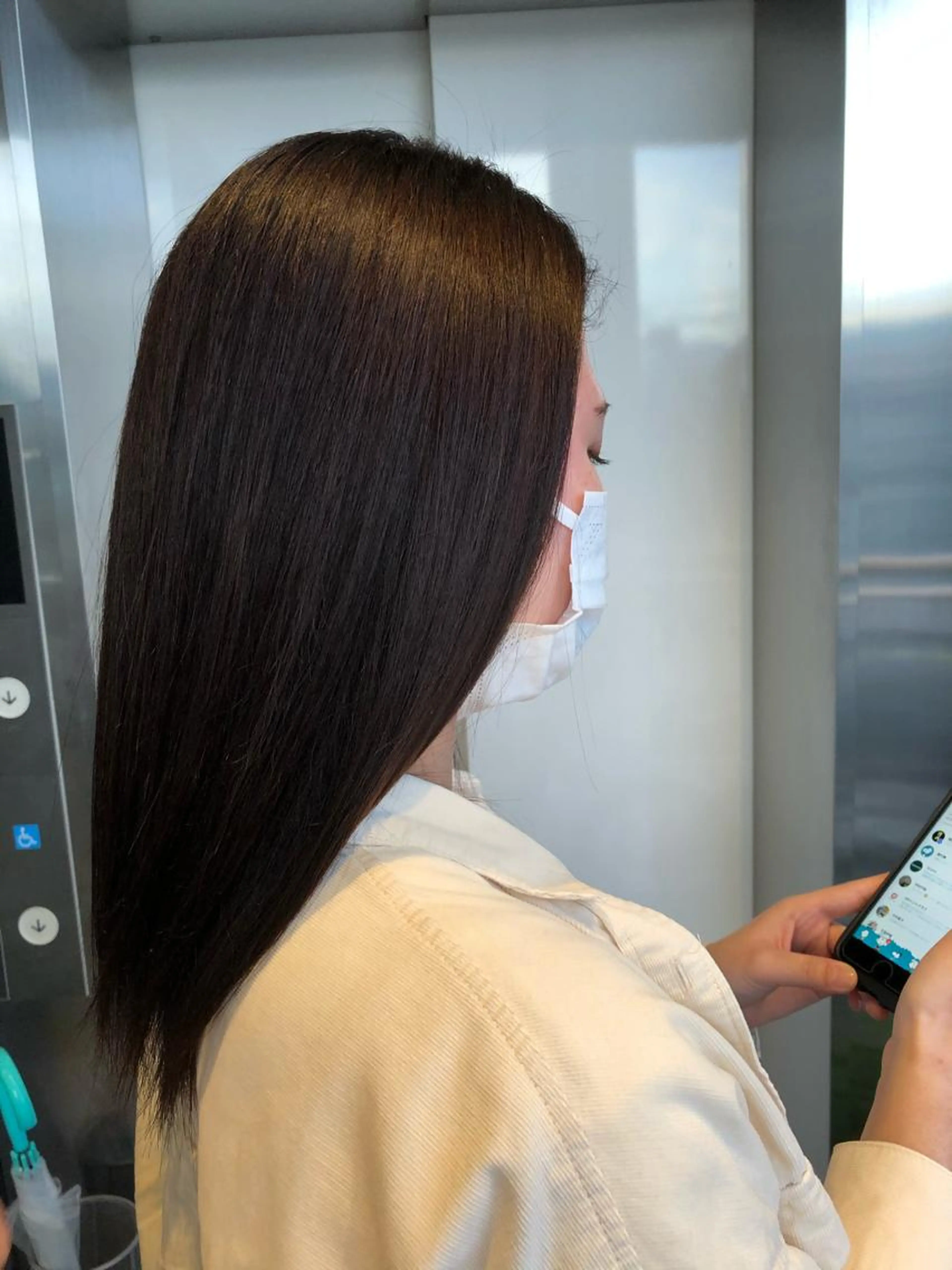 縮毛矯正+ cut + oggi ottoトリートメントの写真