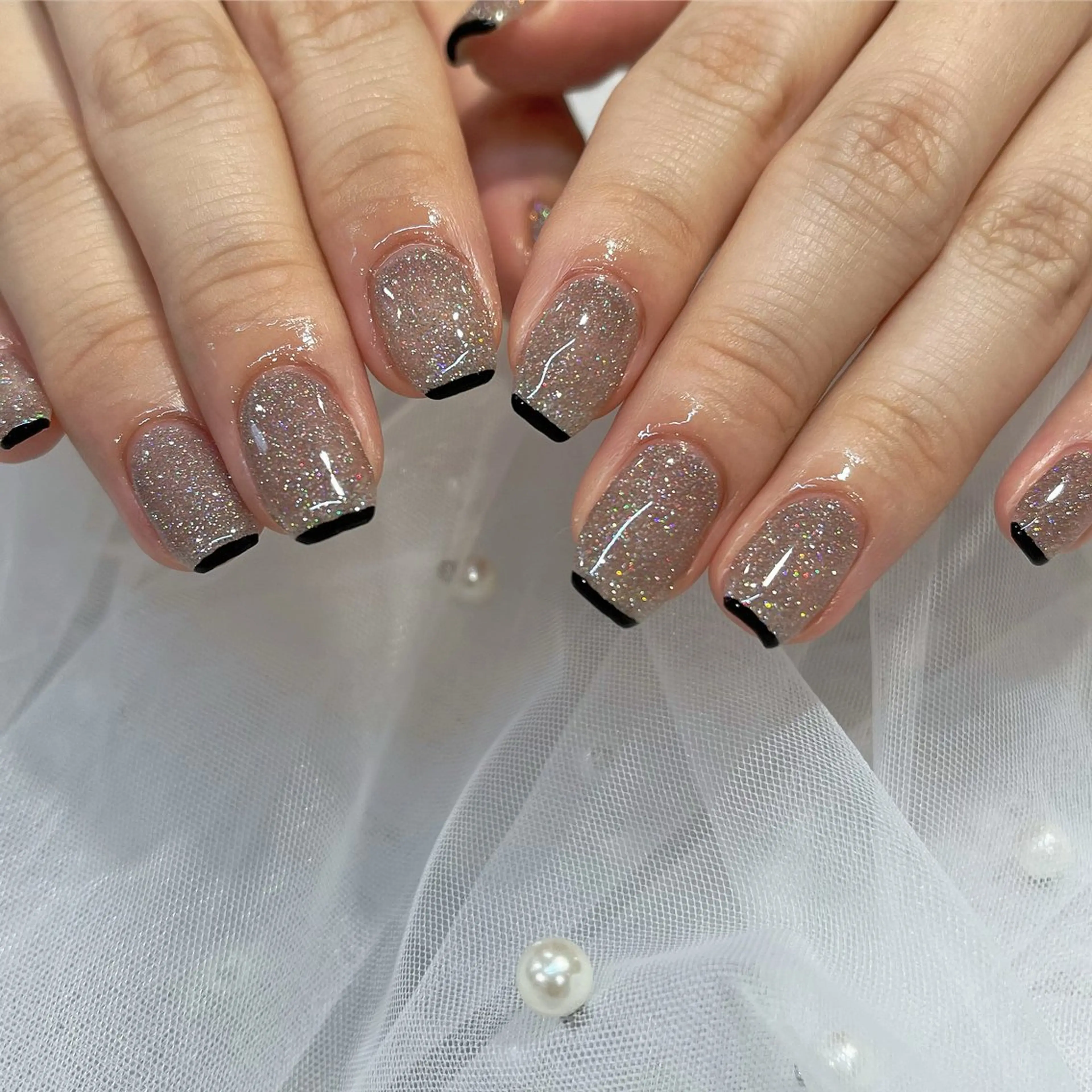 ネイル フラッシュネイル ハンドネイル 内田 里穂のネイルデザイン