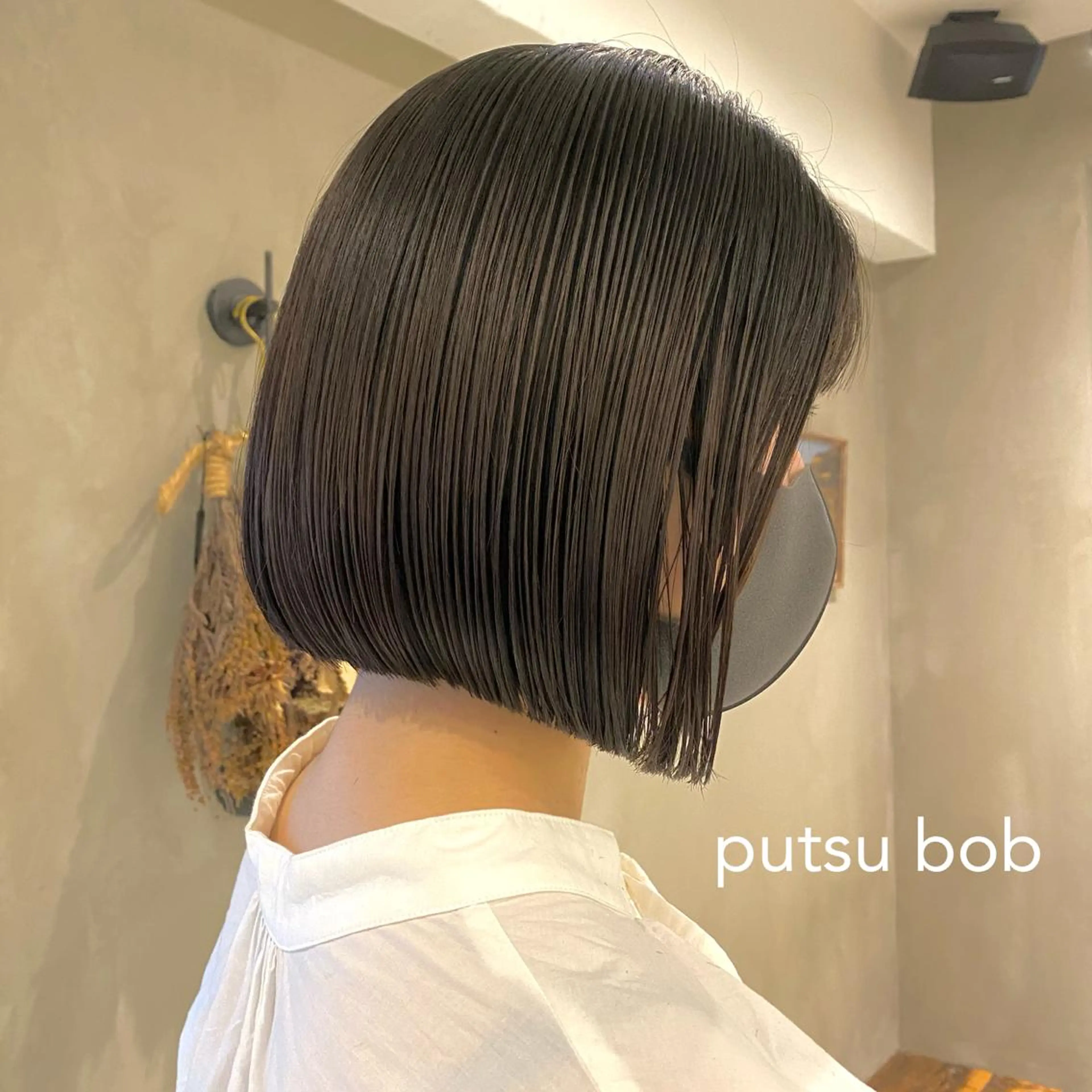 ミディアム ボブ&透明感カラー ♡TOMOEのヘアスタイル