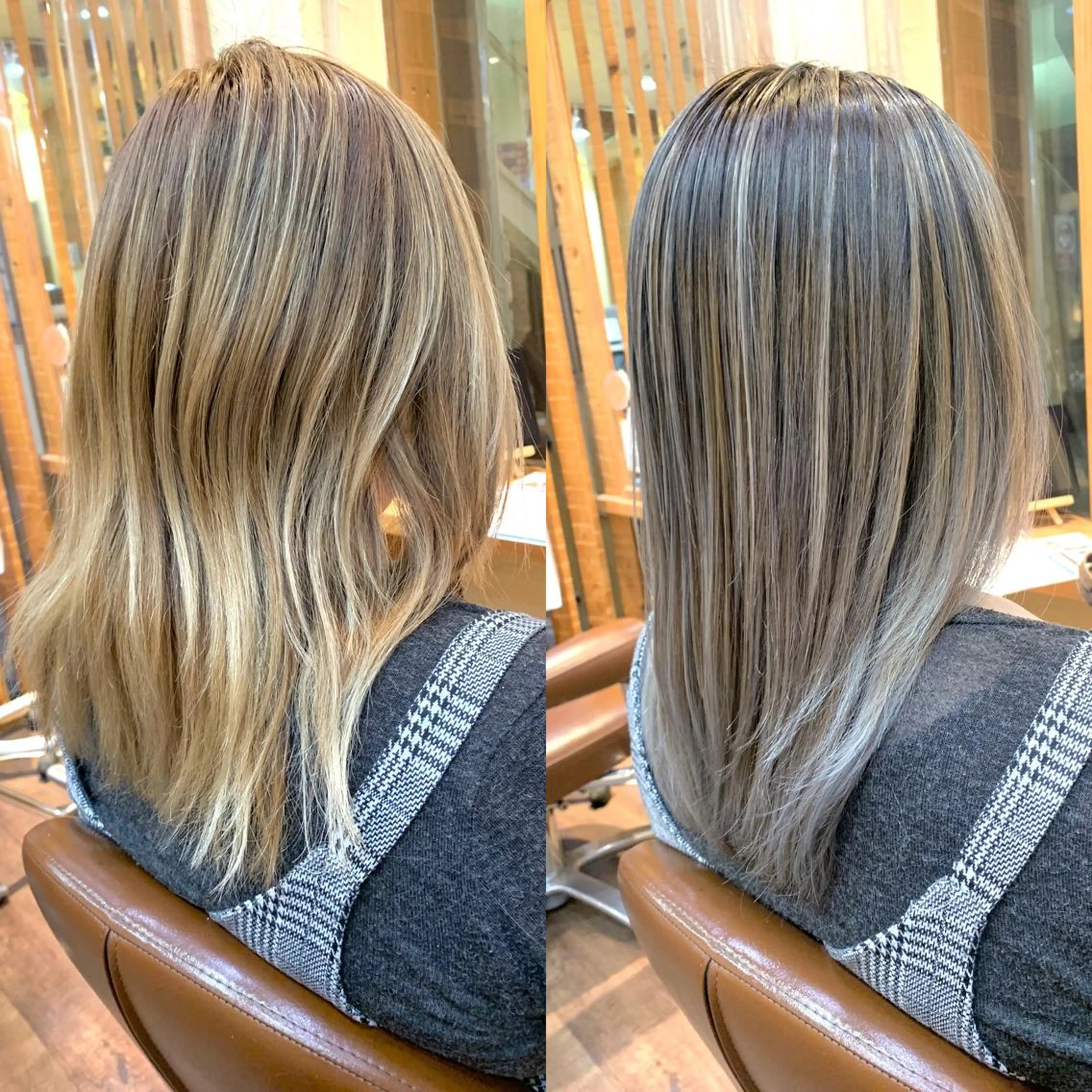 ミディアム カラー パーマ ヘアアレンジ メンズ キッズ ネイル マツエク・マツパ 髪質改善 艶髪🔵ﾌｾﾅｵﾔのヘアスタイル