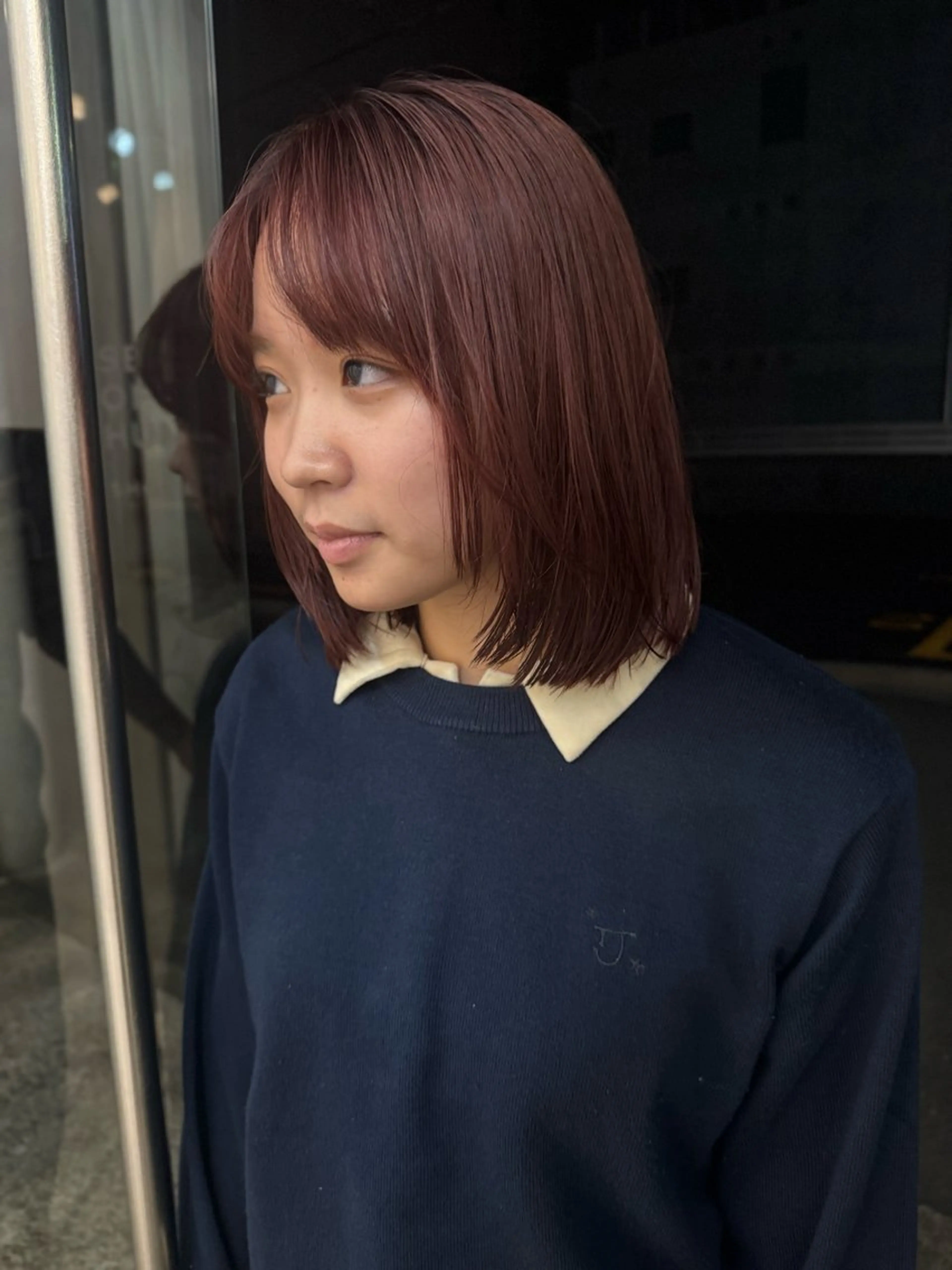 ミディアム ヘアカラー ｔa k k e ｙｕのヘアスタイル