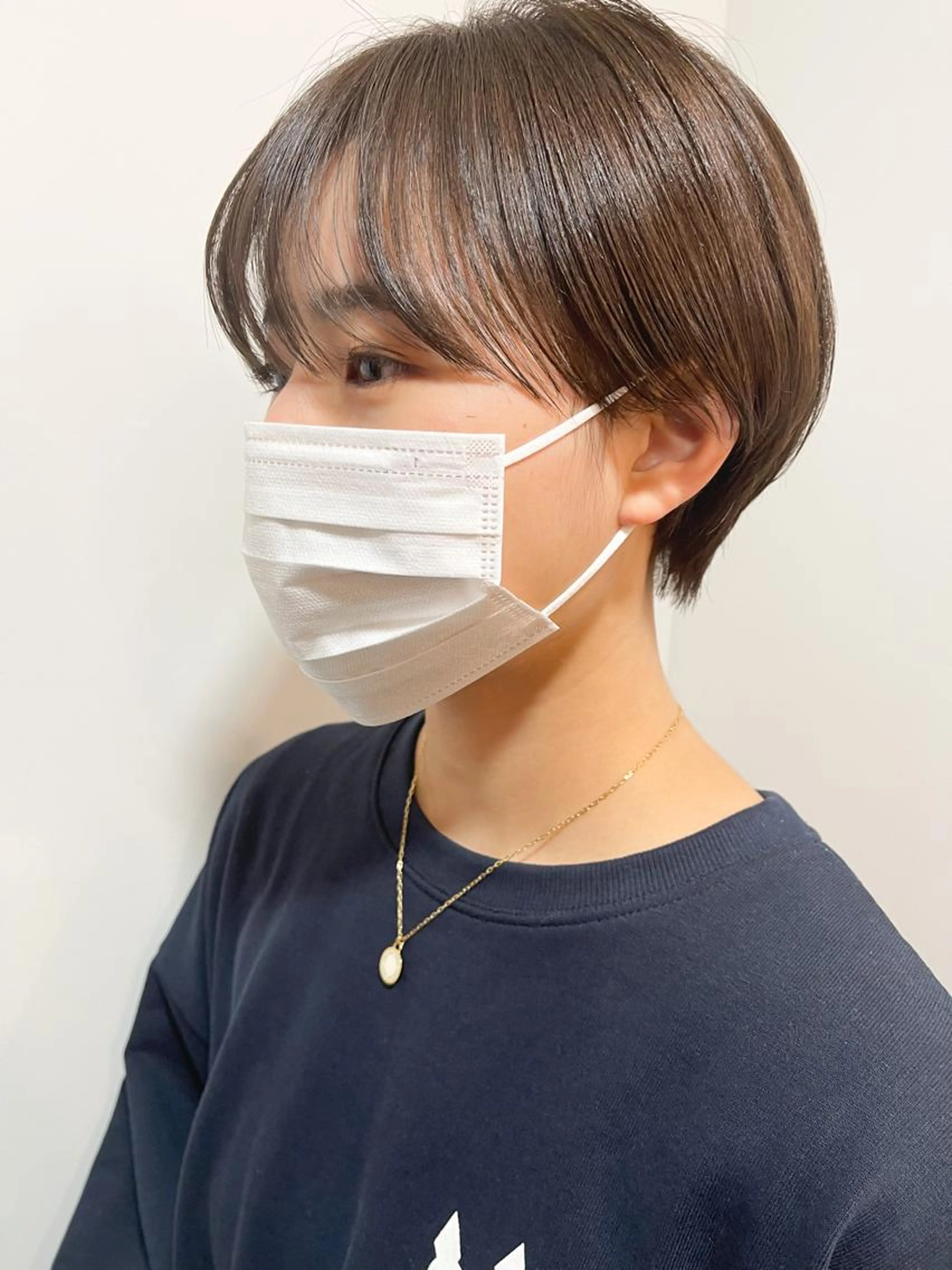 前髪カット＋カラーの写真