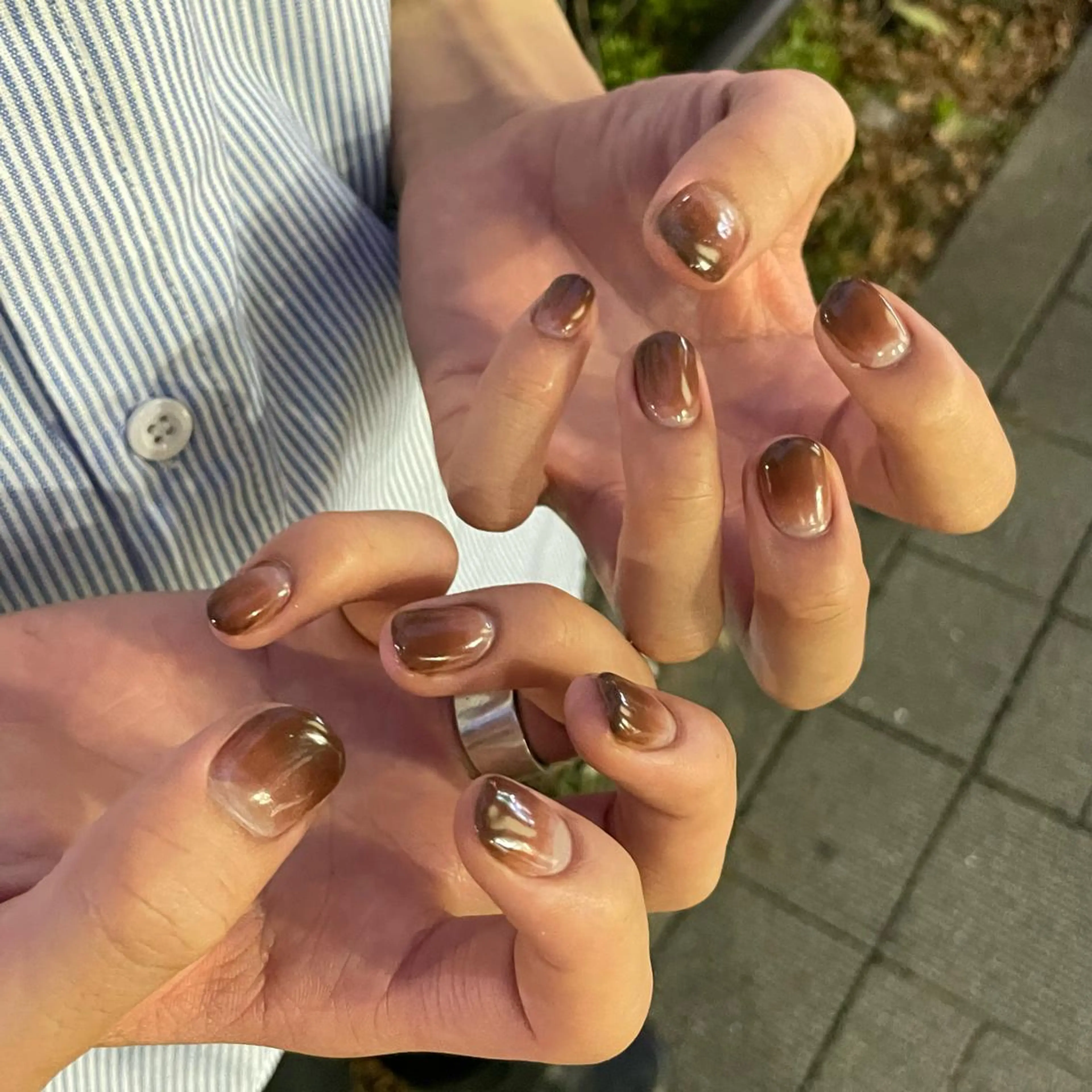 ネイル ｳﾙﾌ/ｾﾝﾀ- ﾊﾟｰﾄ【ﾅﾅﾐ】のヘアスタイル