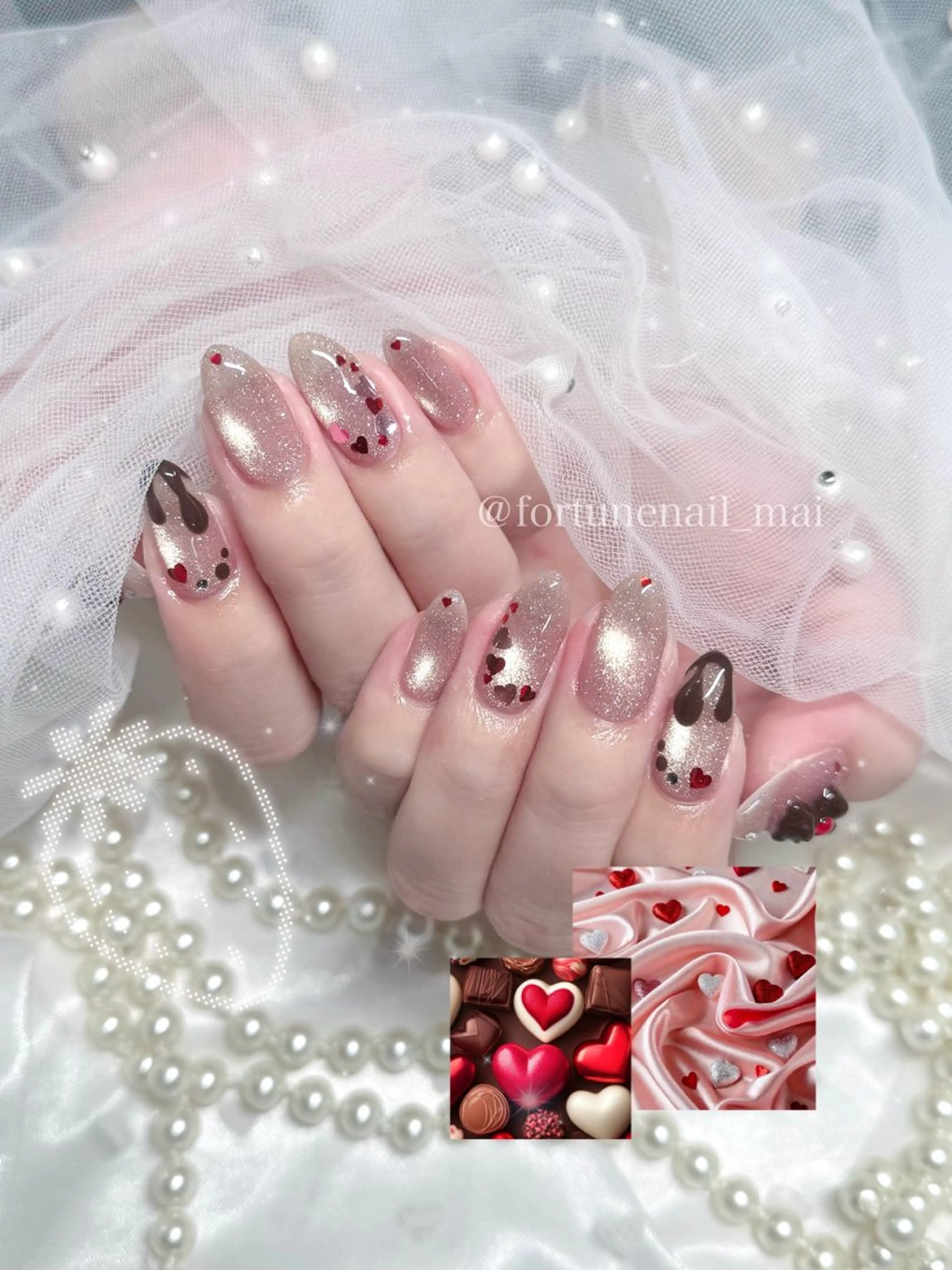 ネイル ハンドネイル 🎀Mai 🎀2/1空✩.*のネイルデザイン