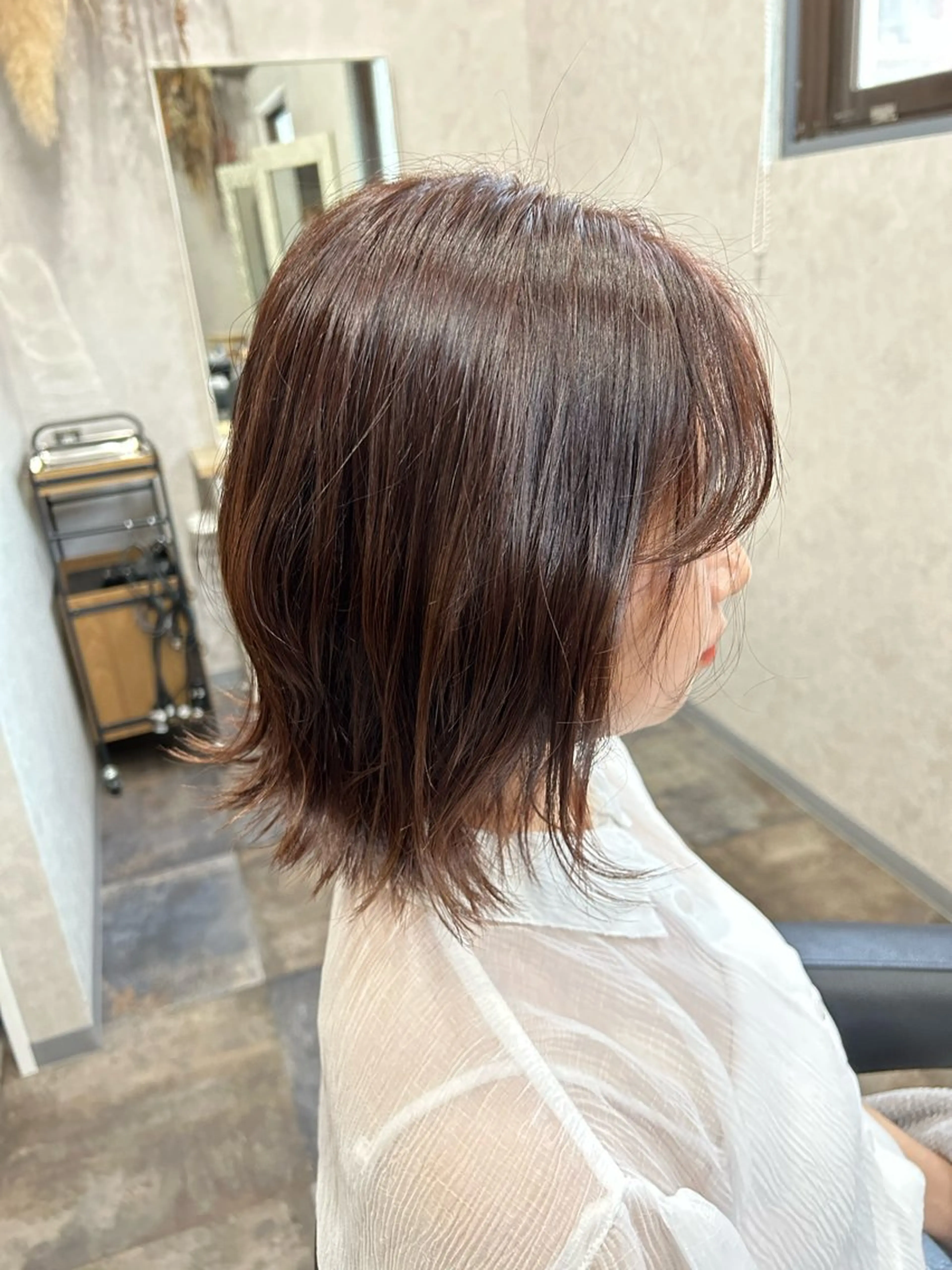 ミディアム giniro所属・giniro ホソミのヘアスタイル