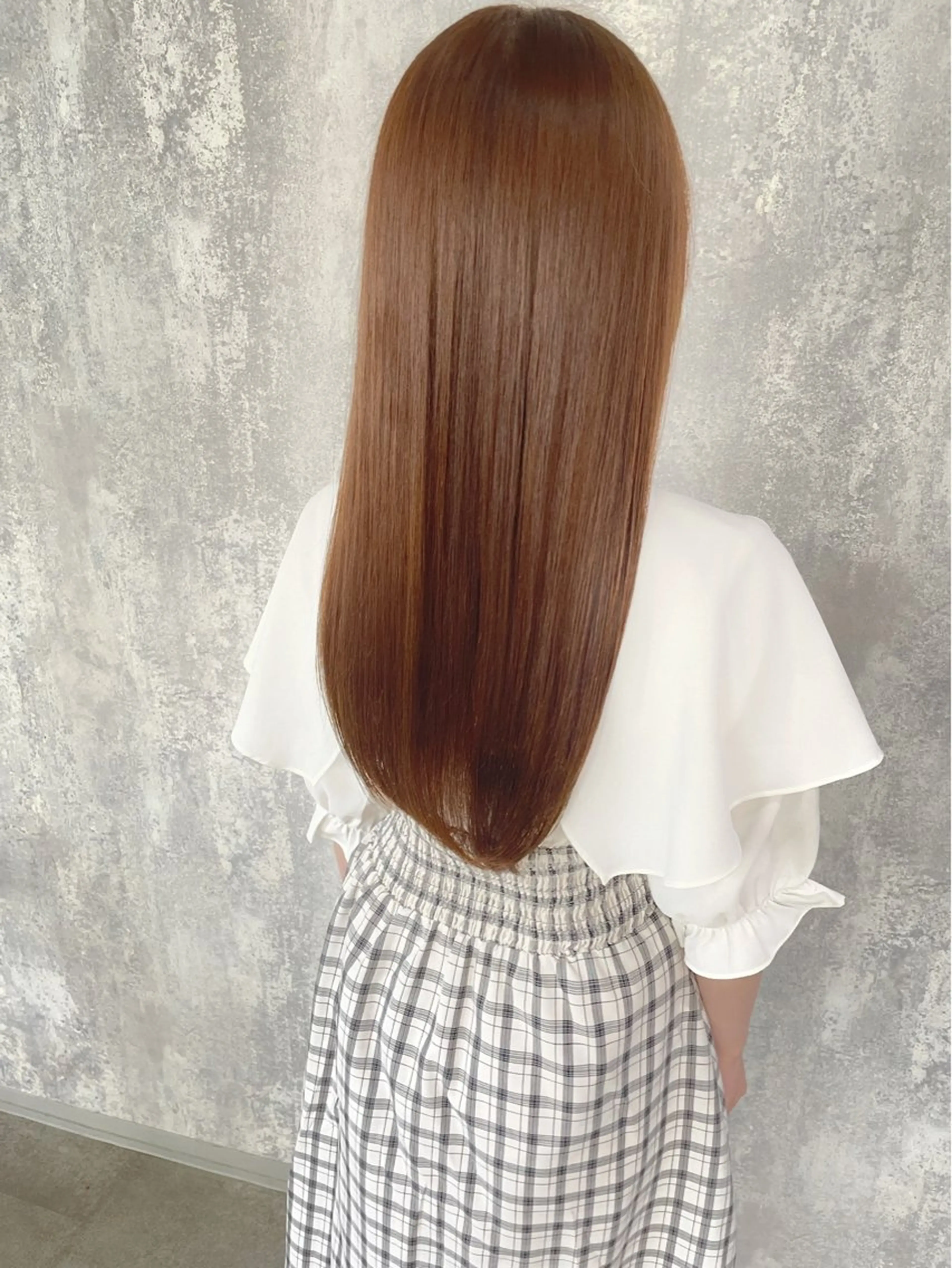 ロング 髪質改善 似合わせカット 縮毛矯正 トリートメント ヘアカラー トリートメント 杉野/髪質改善 Zina博多店長のヘアスタイル