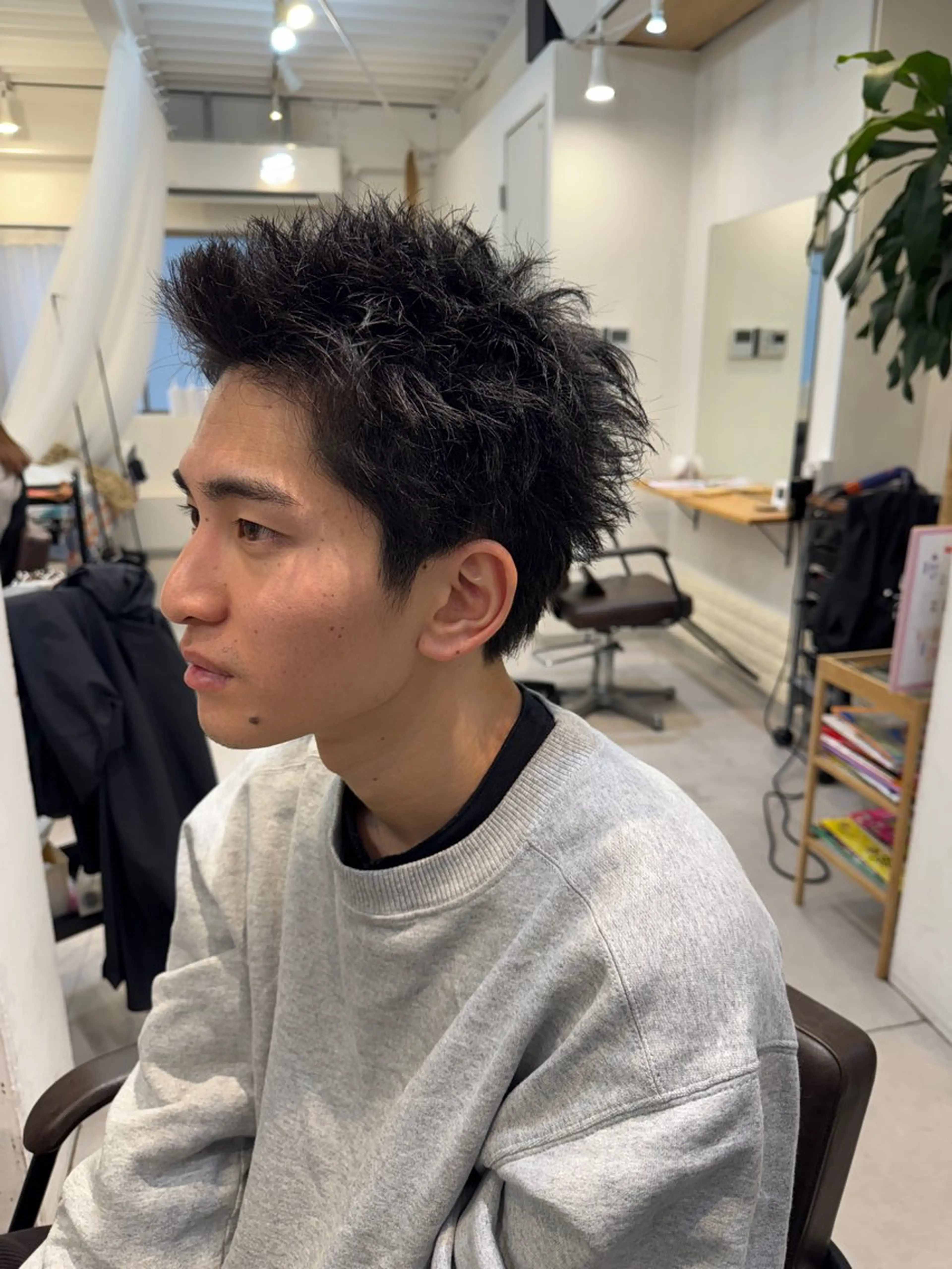 ショート メンズ スパイキーショート ショートヘア カット トリートメント Dxxxx III所属・女性目線の大人 メンズ*Ayakaのヘアスタイル