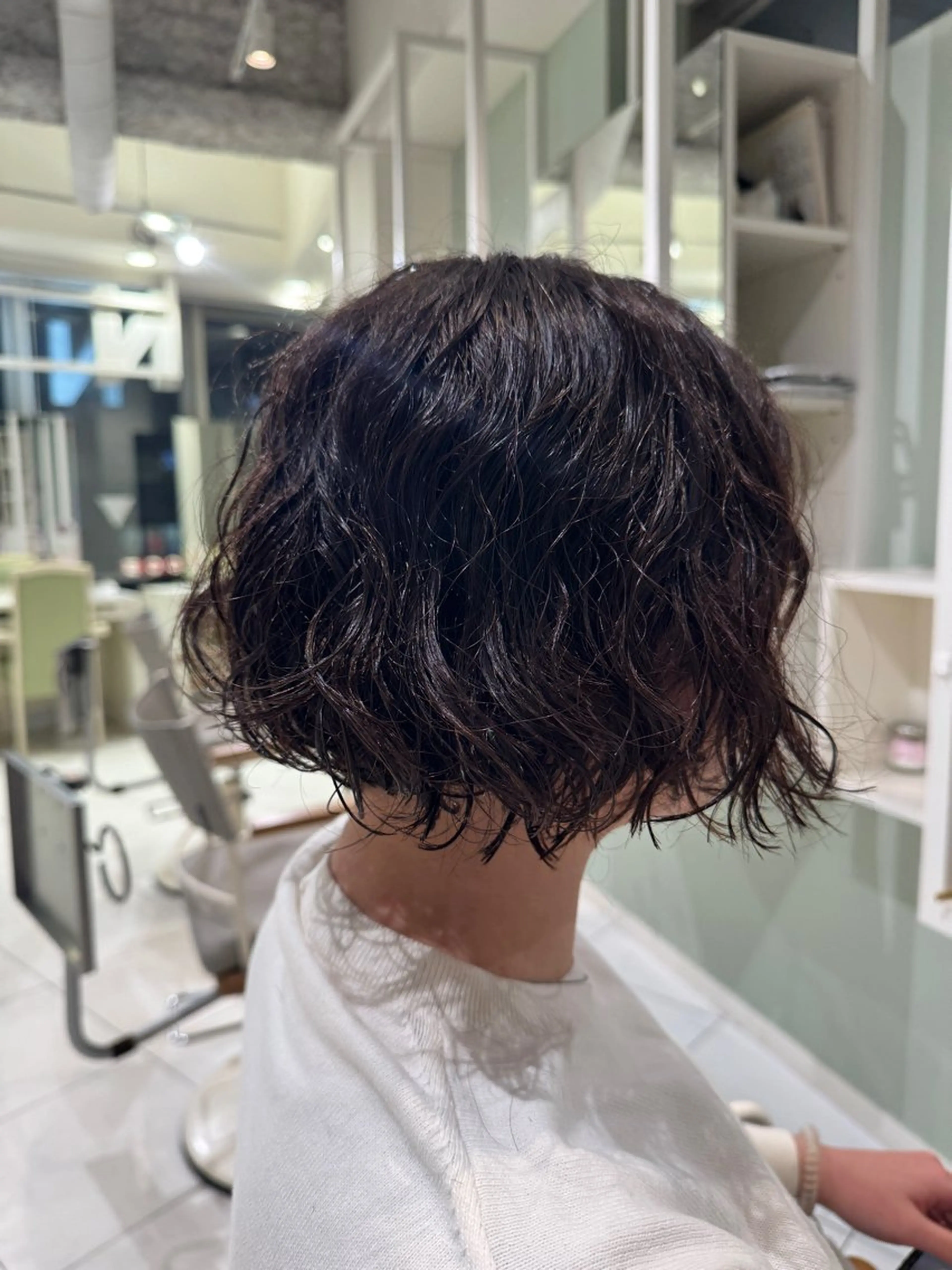 ショート パーマ トレンドヘア/艶 カラー/下村 伯のヘアスタイル