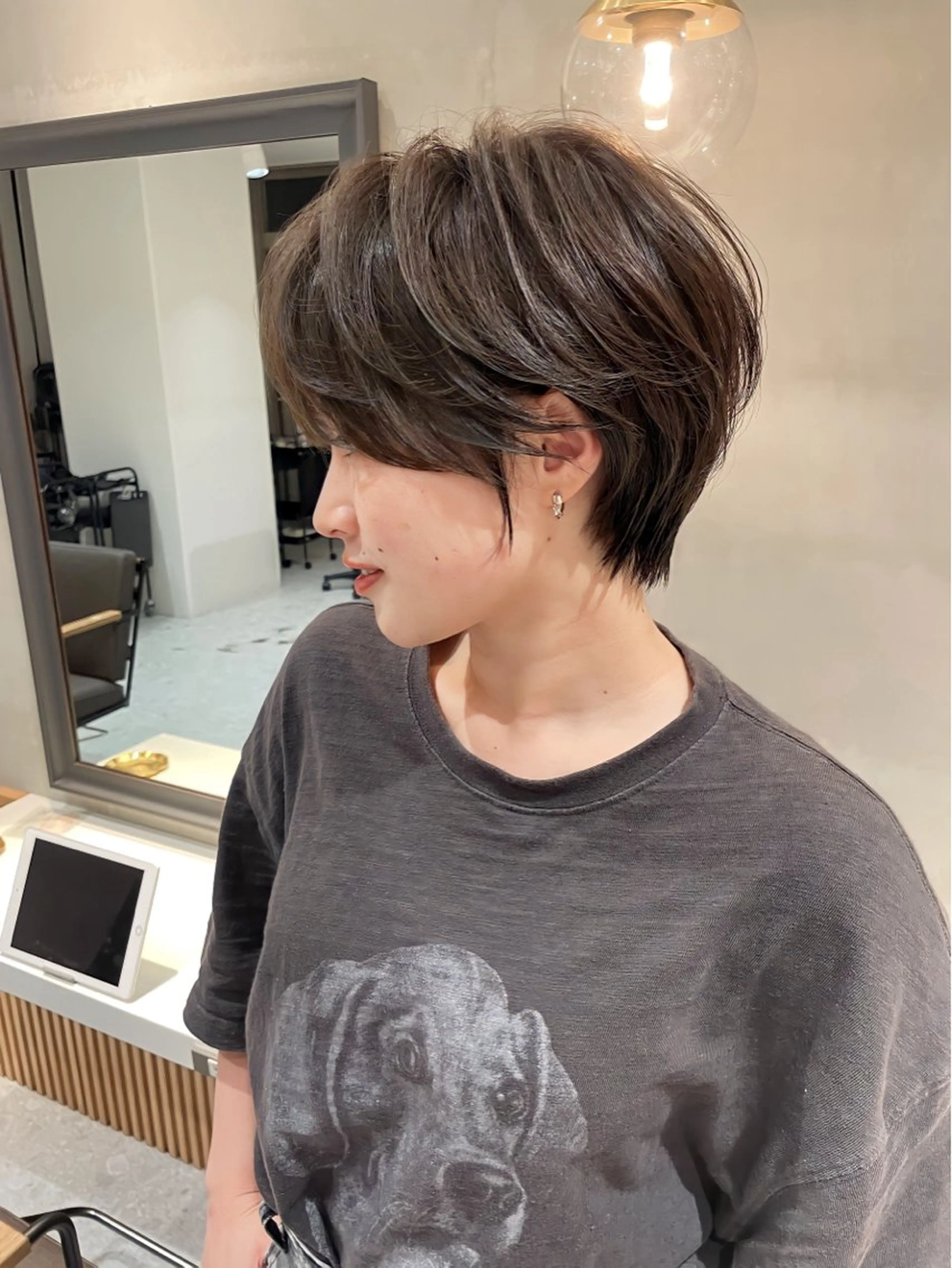 ショート 🎀大川 錬🎀 ブリーチなしWカラーのヘアスタイル