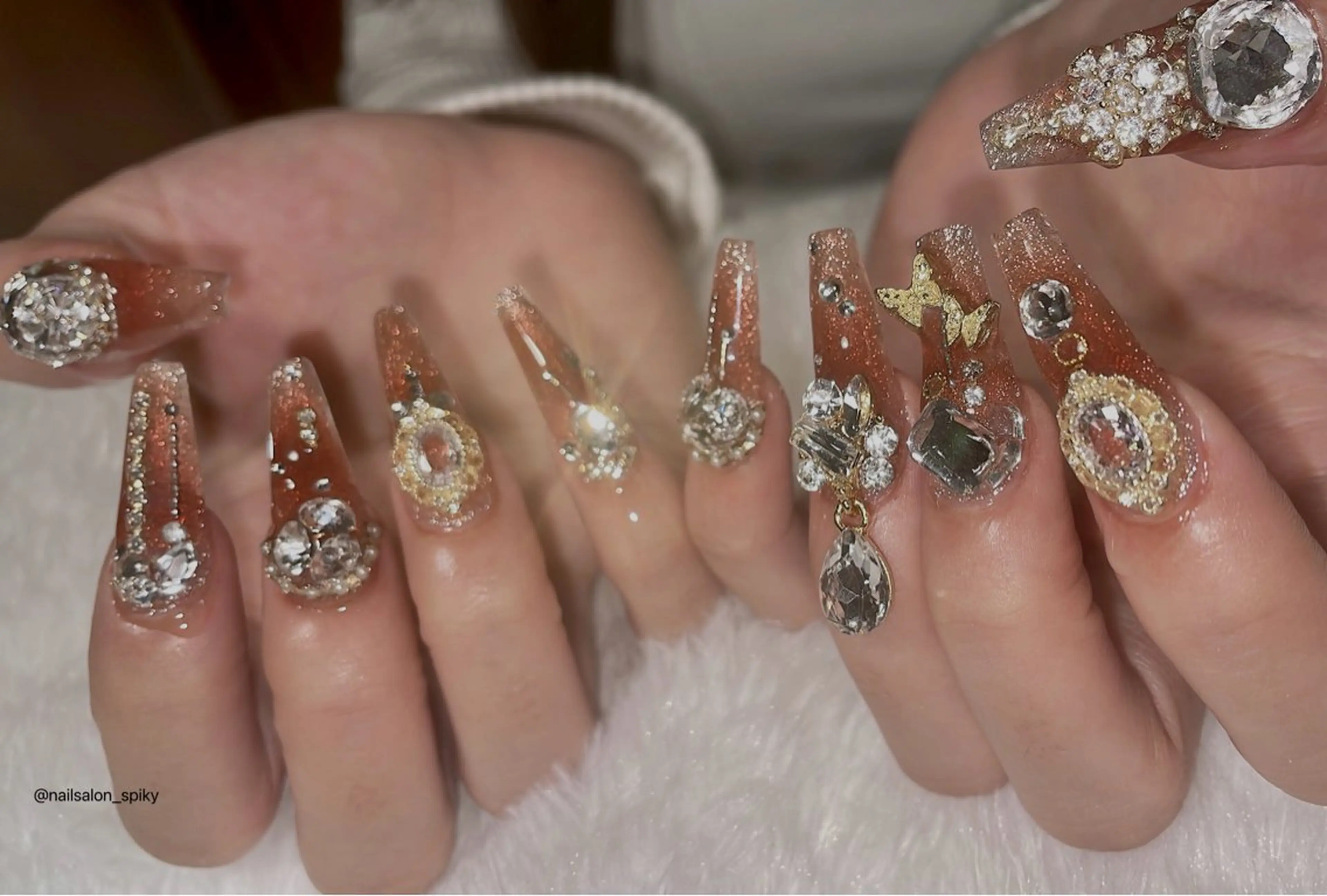 ネイル Spiky とうげ ふうかのネイルデザイン