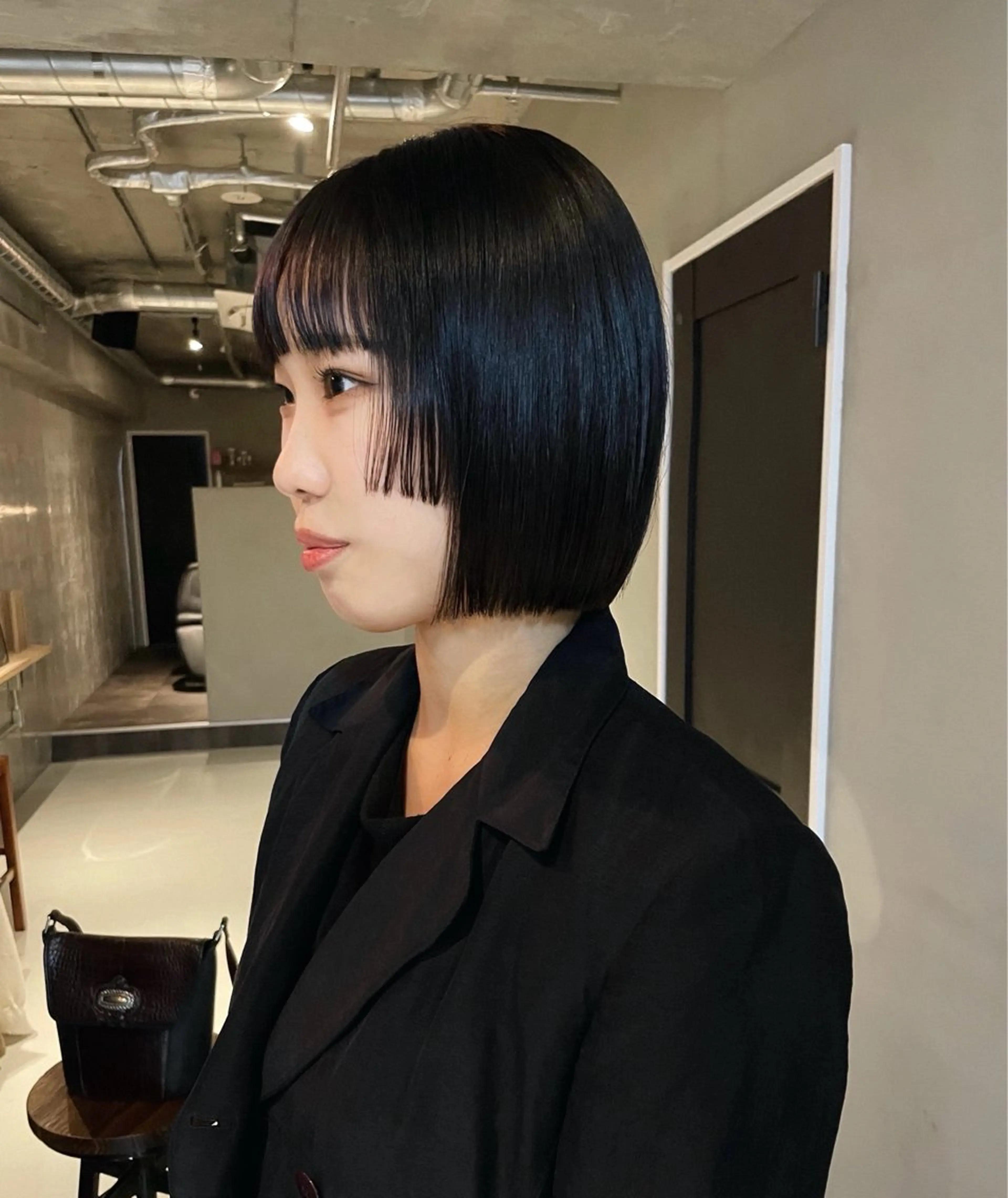 ミディアム カット ヘアカラー 小野 龍樹のヘアスタイル