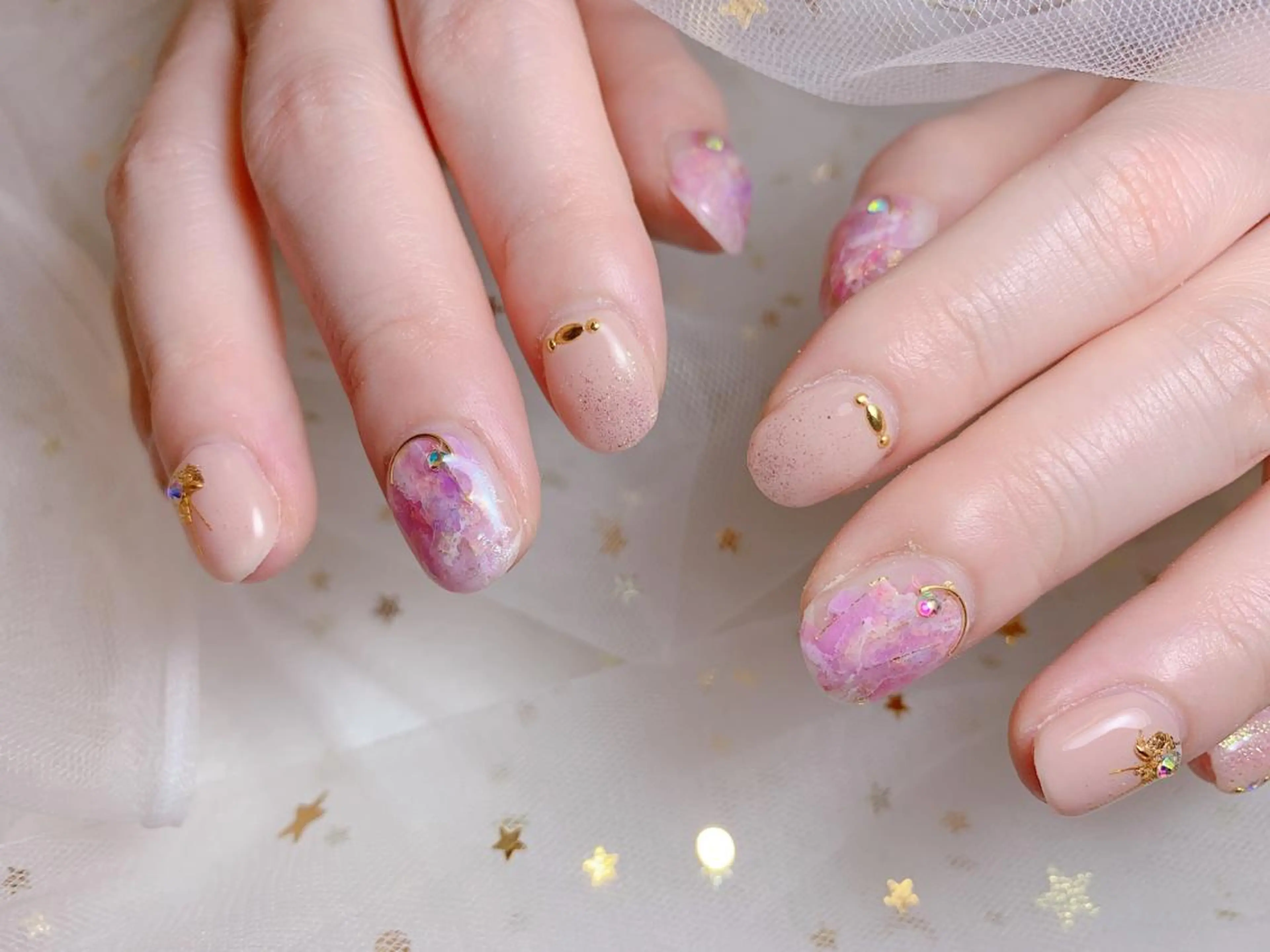 ネイル MiKi Nai池袋 長さだし得意のネイルデザイン