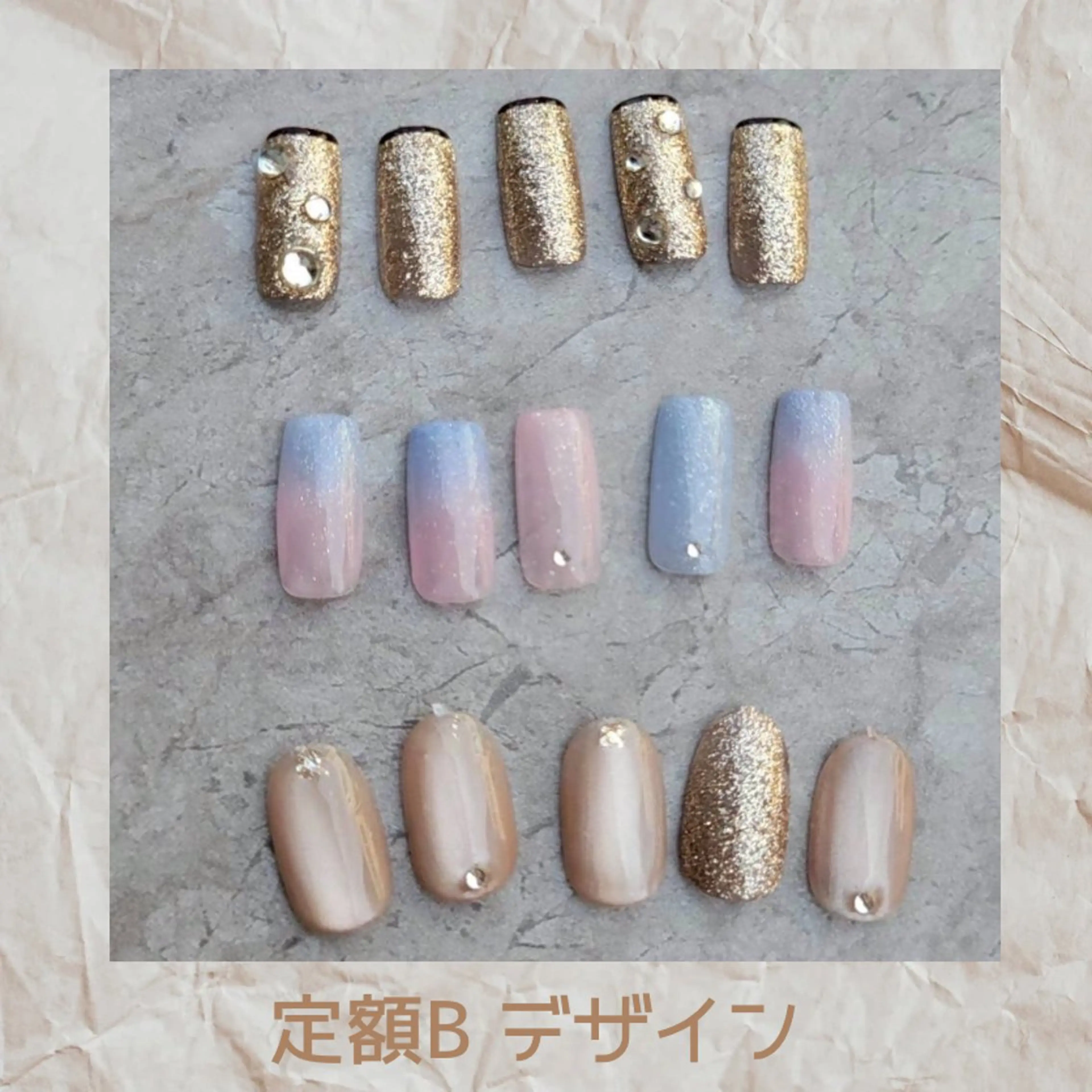 すぐ予約枠限定2000円オフ‼️定額Ｂデザイン【ハンド】＋オフ・丁寧ケア込み7700円→5700円‼️の写真