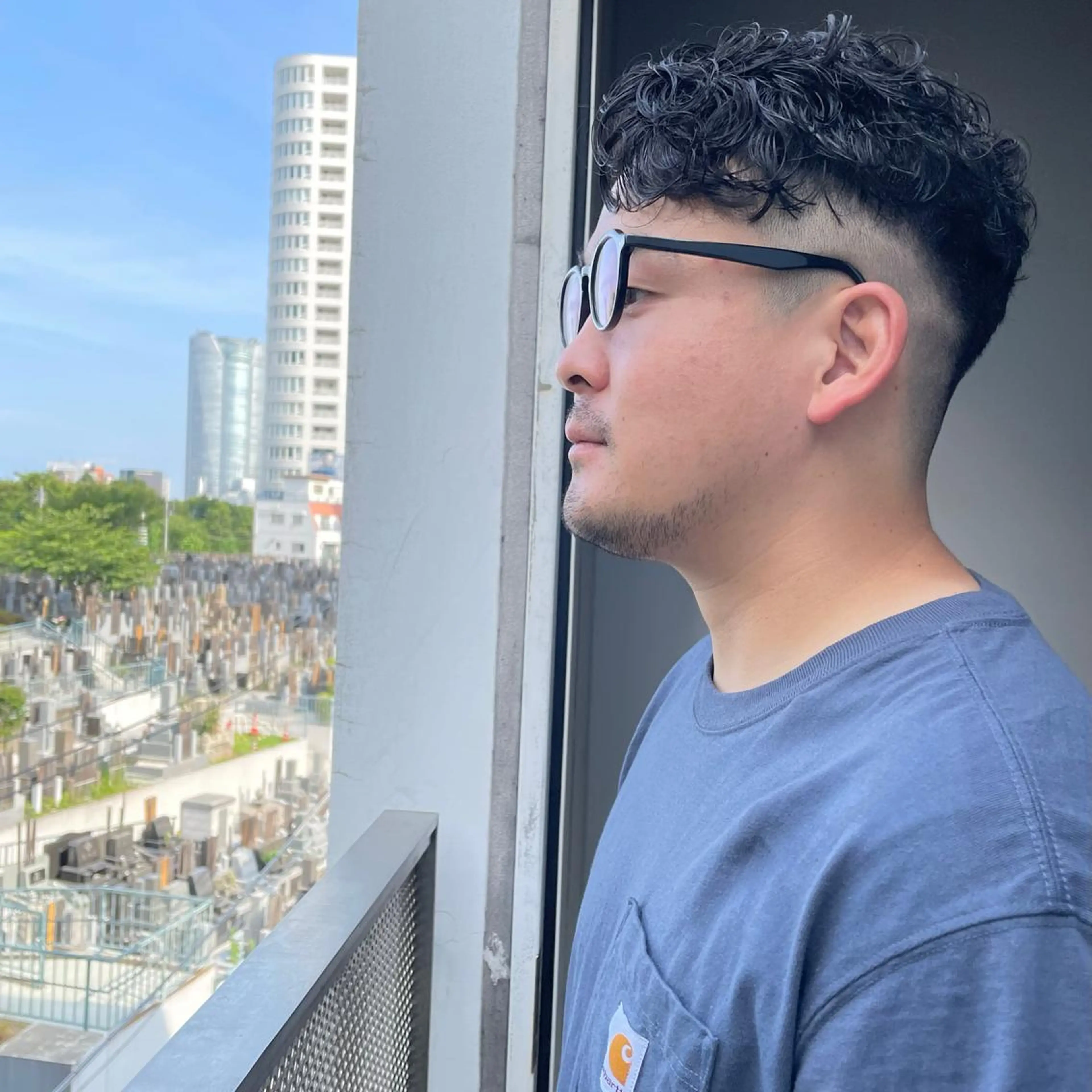 メンズ YinYang所属・川﨑 章弘のヘアスタイル