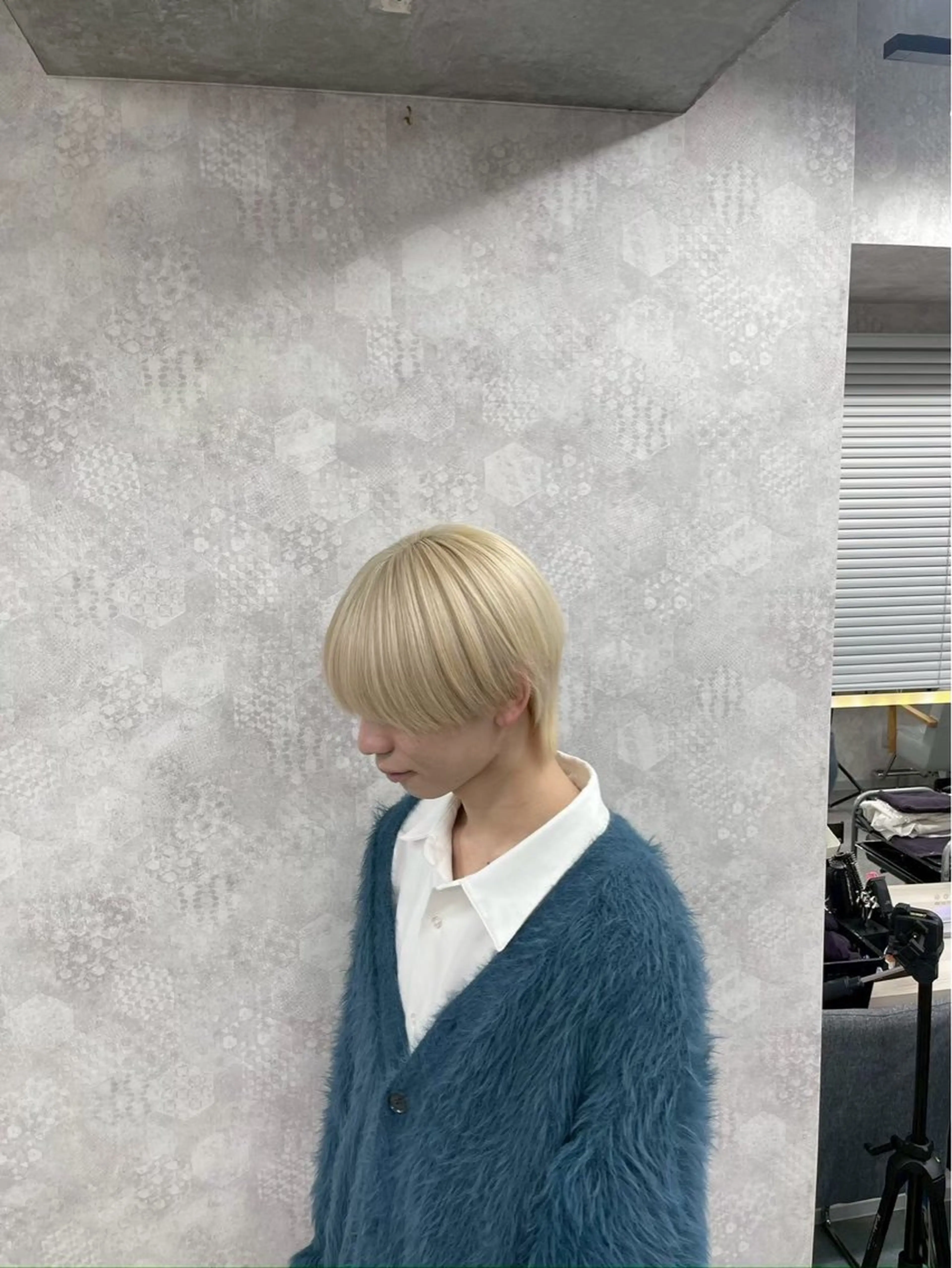 メンズ 艶髪/メンズウルフ/ 毛流れ/AOTOのヘアスタイル