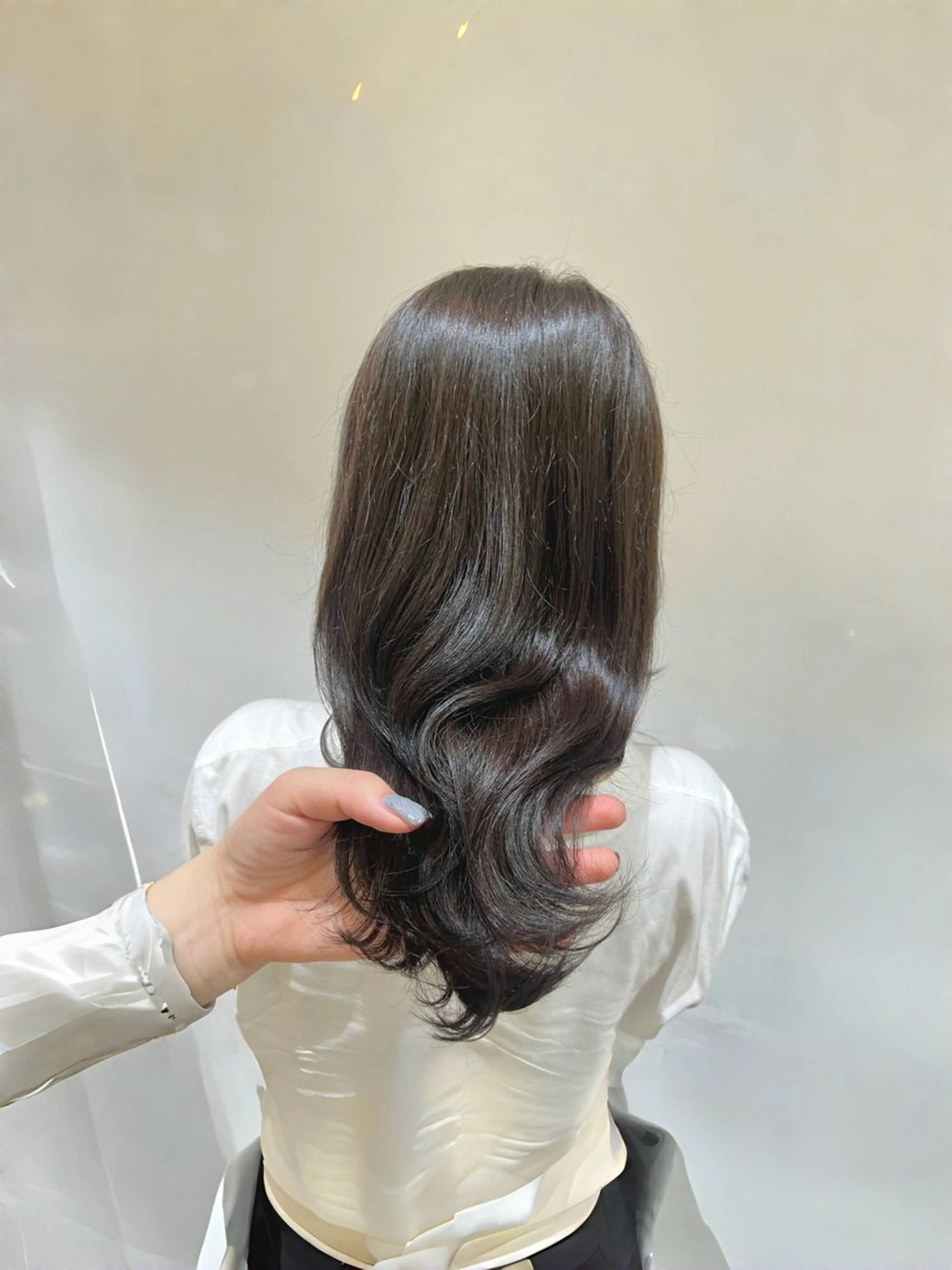 ミディアム カラー ヘアカラー 暖色カラー/似合わせ カット/名古屋/辻のヘアスタイル