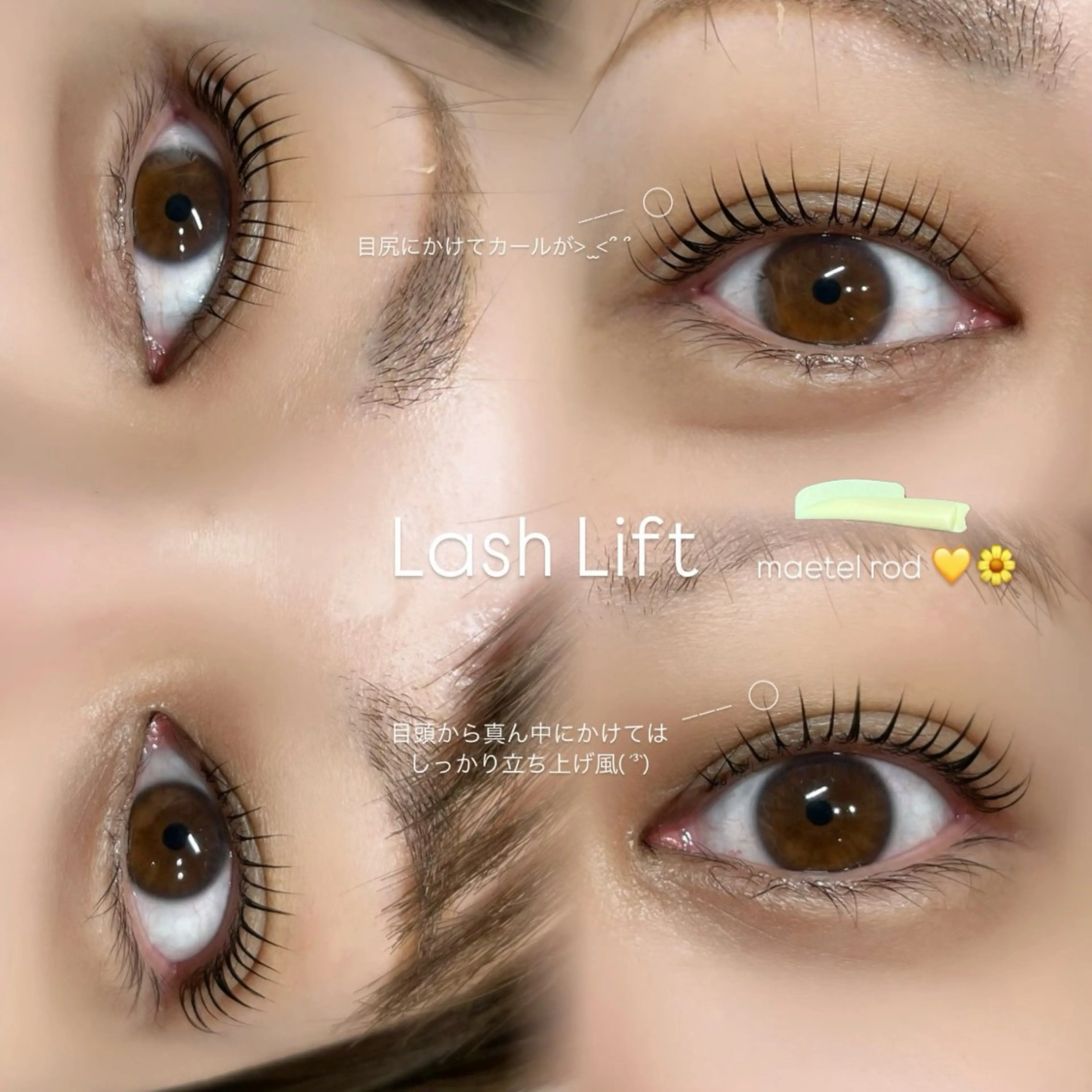 マツエク・マツパ パリジェンヌラッシュリフト マツパ sol nanamiのマツエク・マツパデザイン